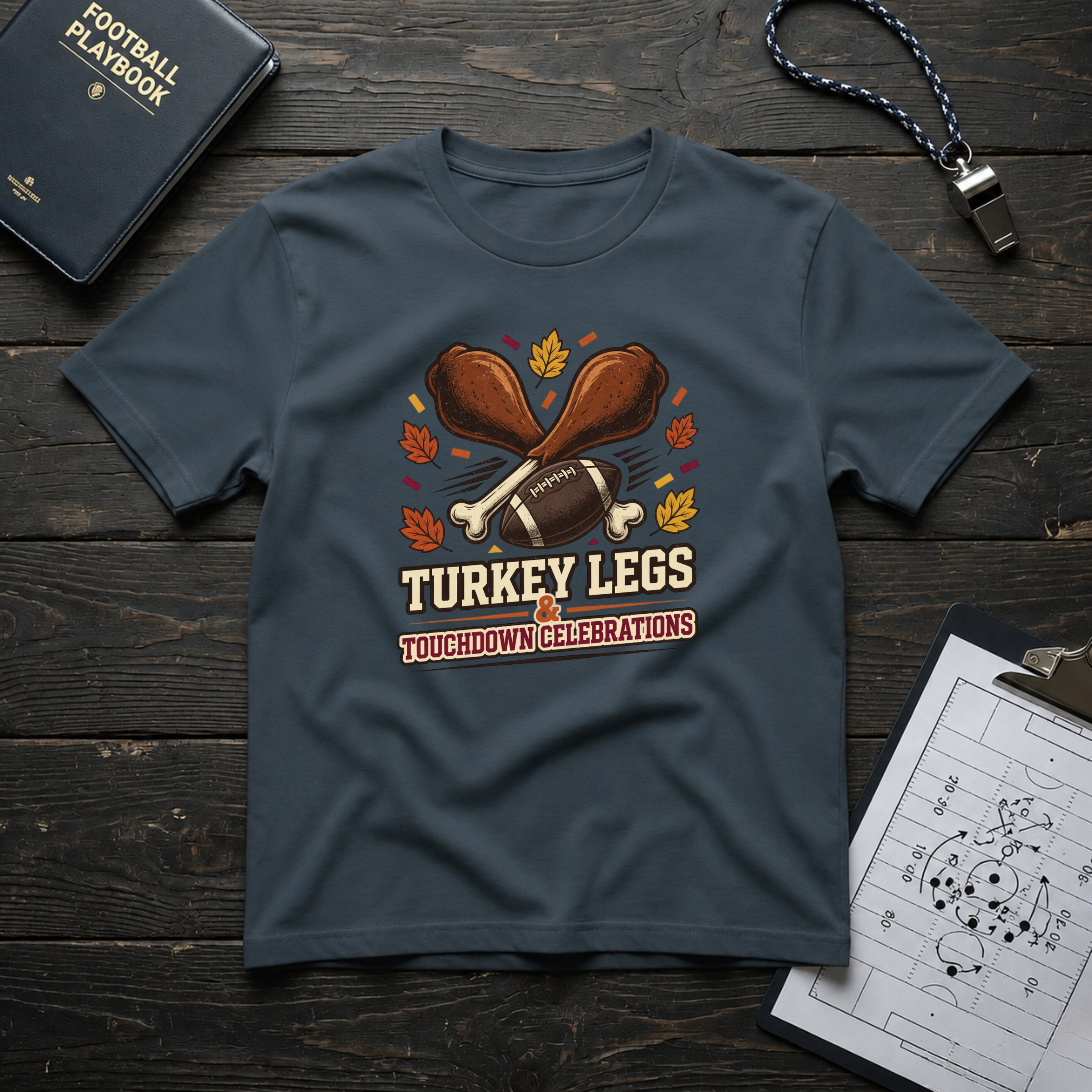 Turkey Legs & Touchdown Celebrations T-Shirt