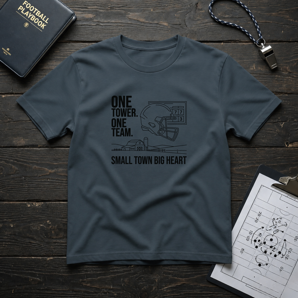 One Town One Team Small Town Big Heart T-Shirt