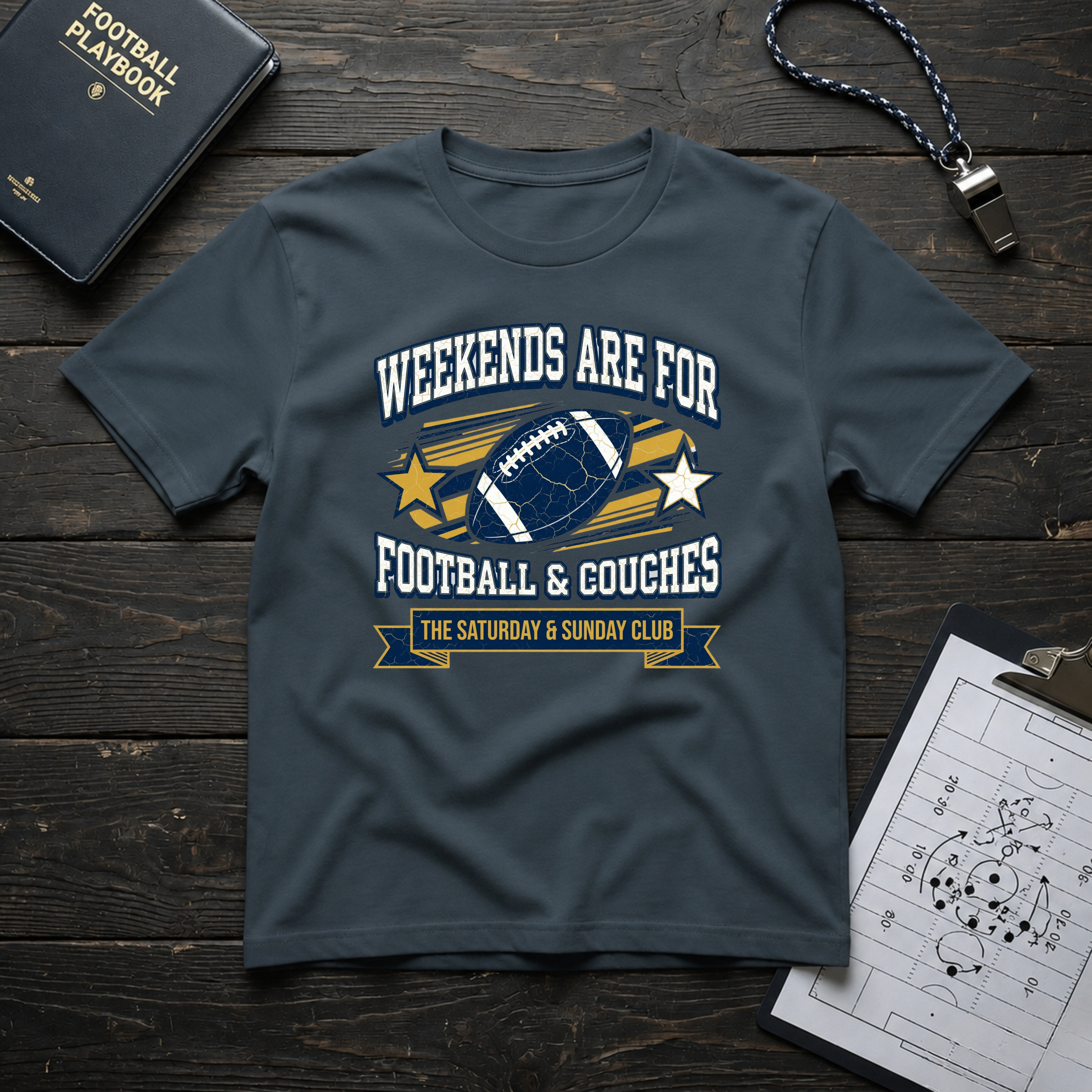 Weekends Are For Football & Couches T-Shirt