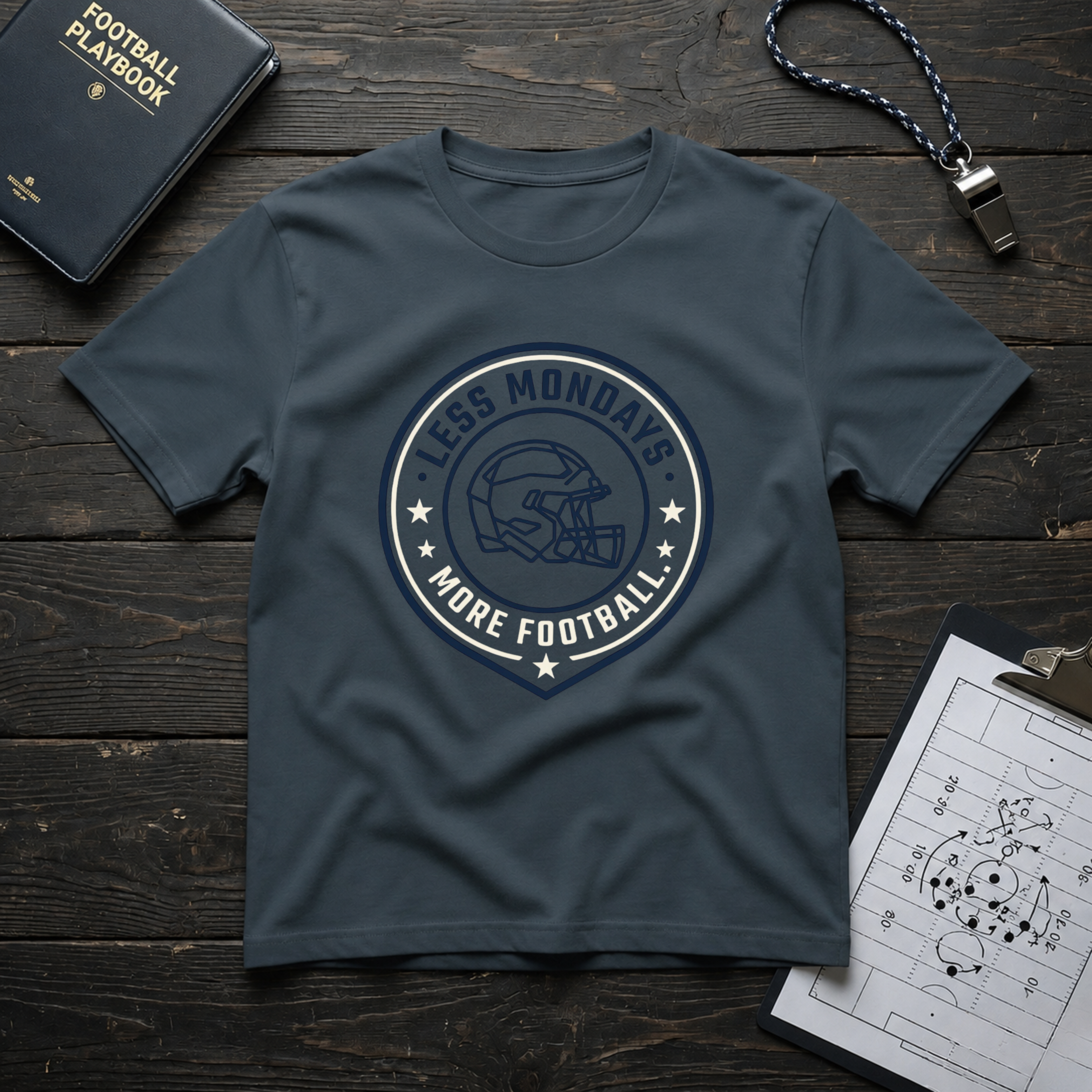 Less Mondays. More Football T-Shirt