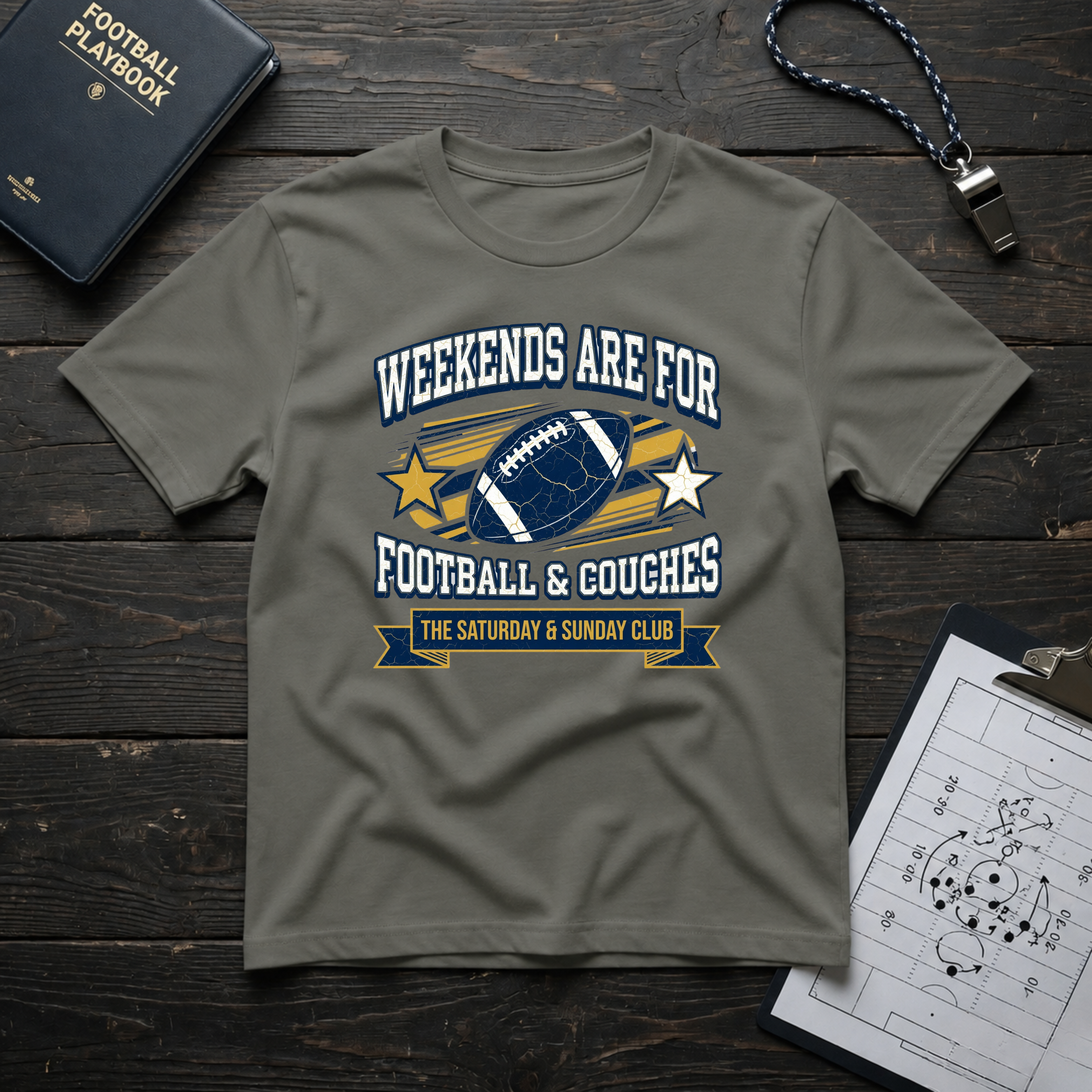 Weekends Are For Football & Couches T-Shirt