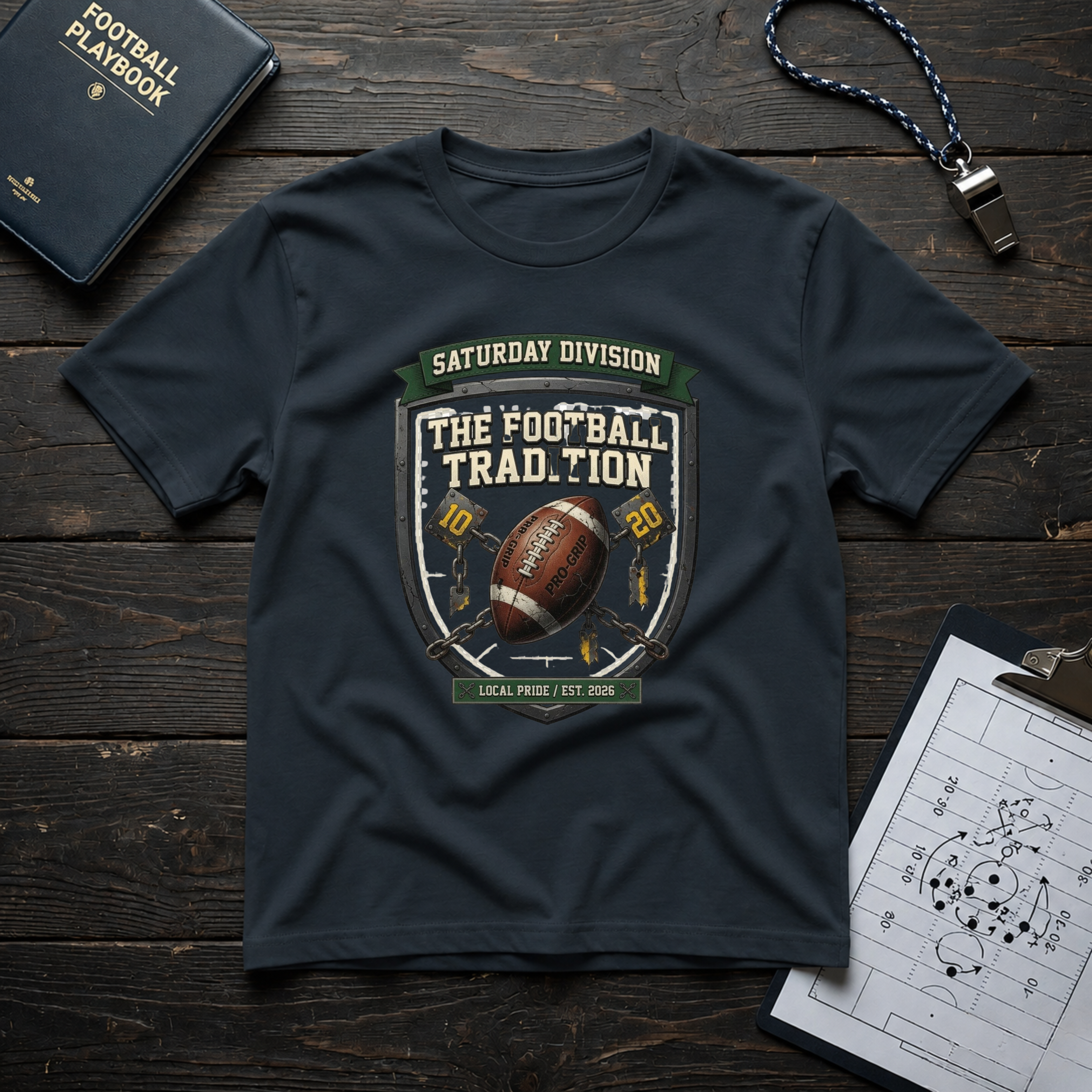 Saturday Division (Football Tradition Shield) T-Shirt