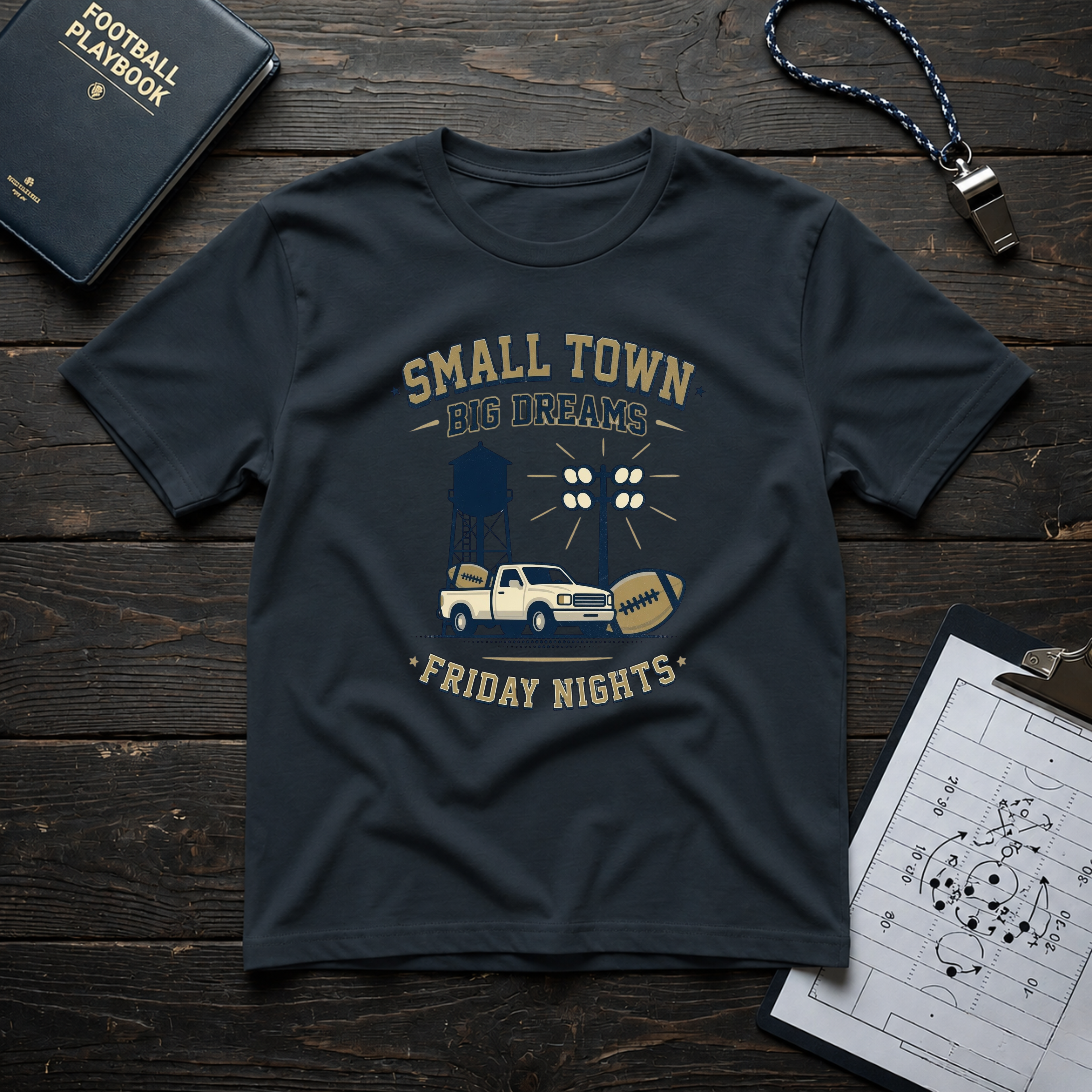 Small Town Big Dreams Friday Nights T-Shirt