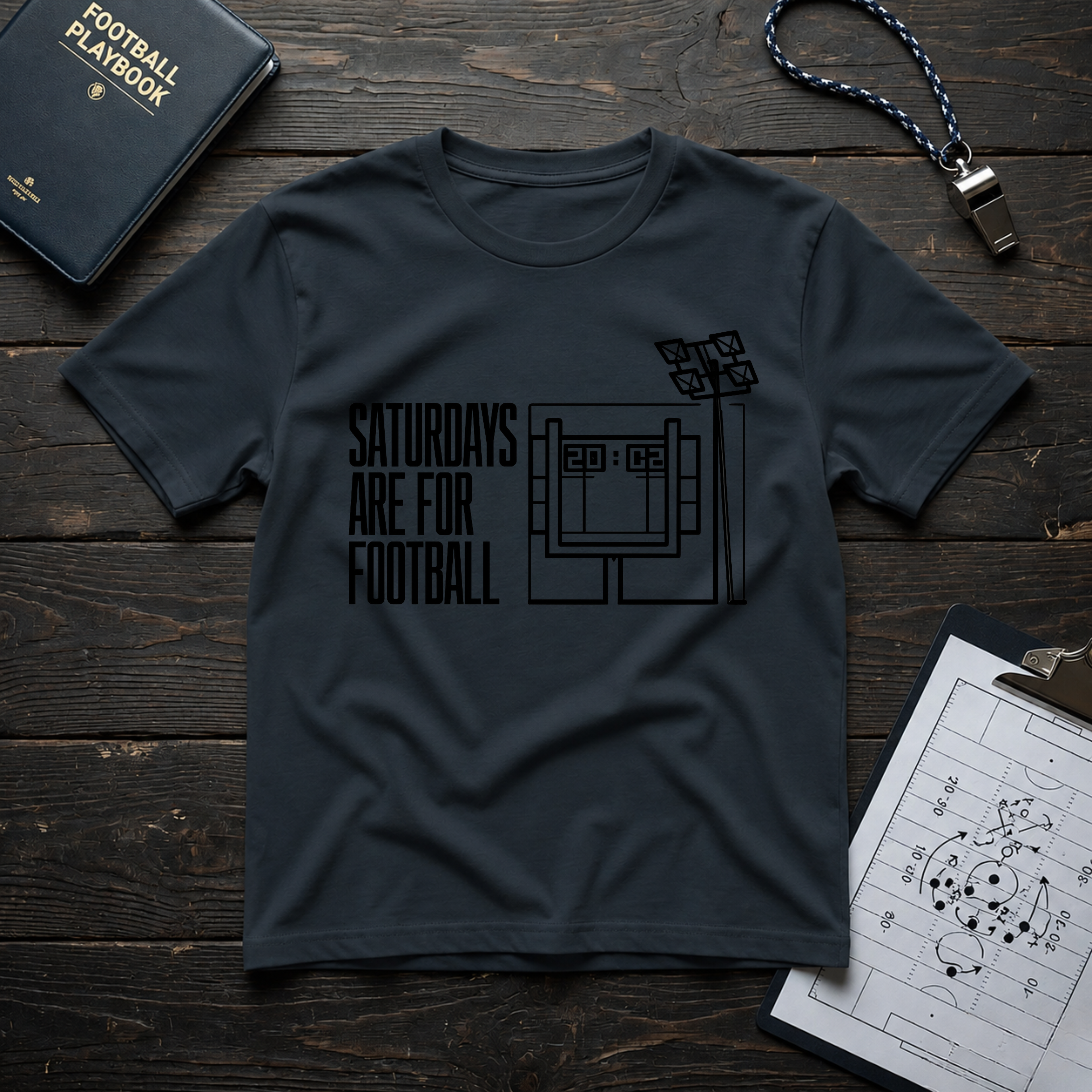 Saturdays Are For Football (Scoreboard) T-Shirt