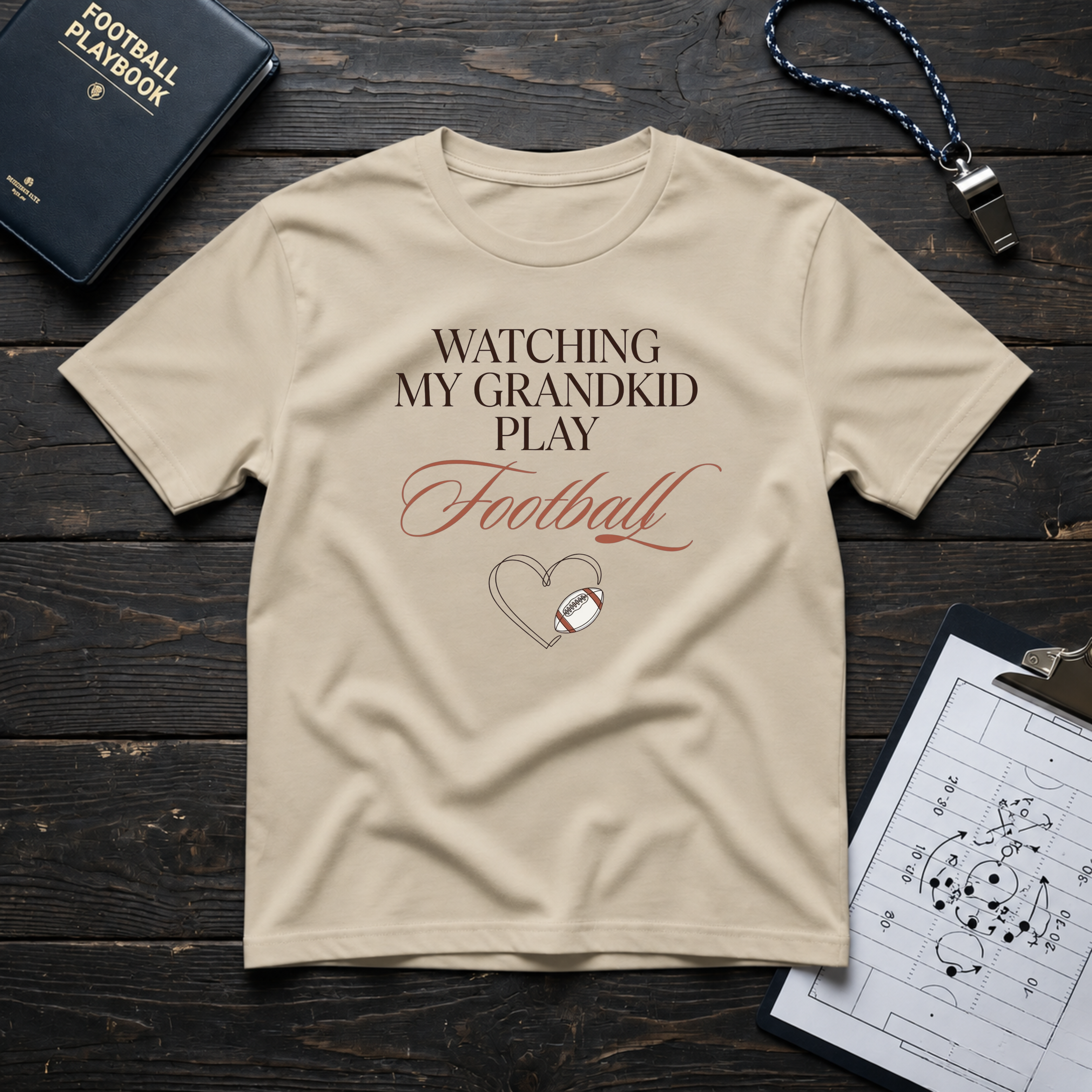 Watching My Grandkid Play Football T-Shirt
