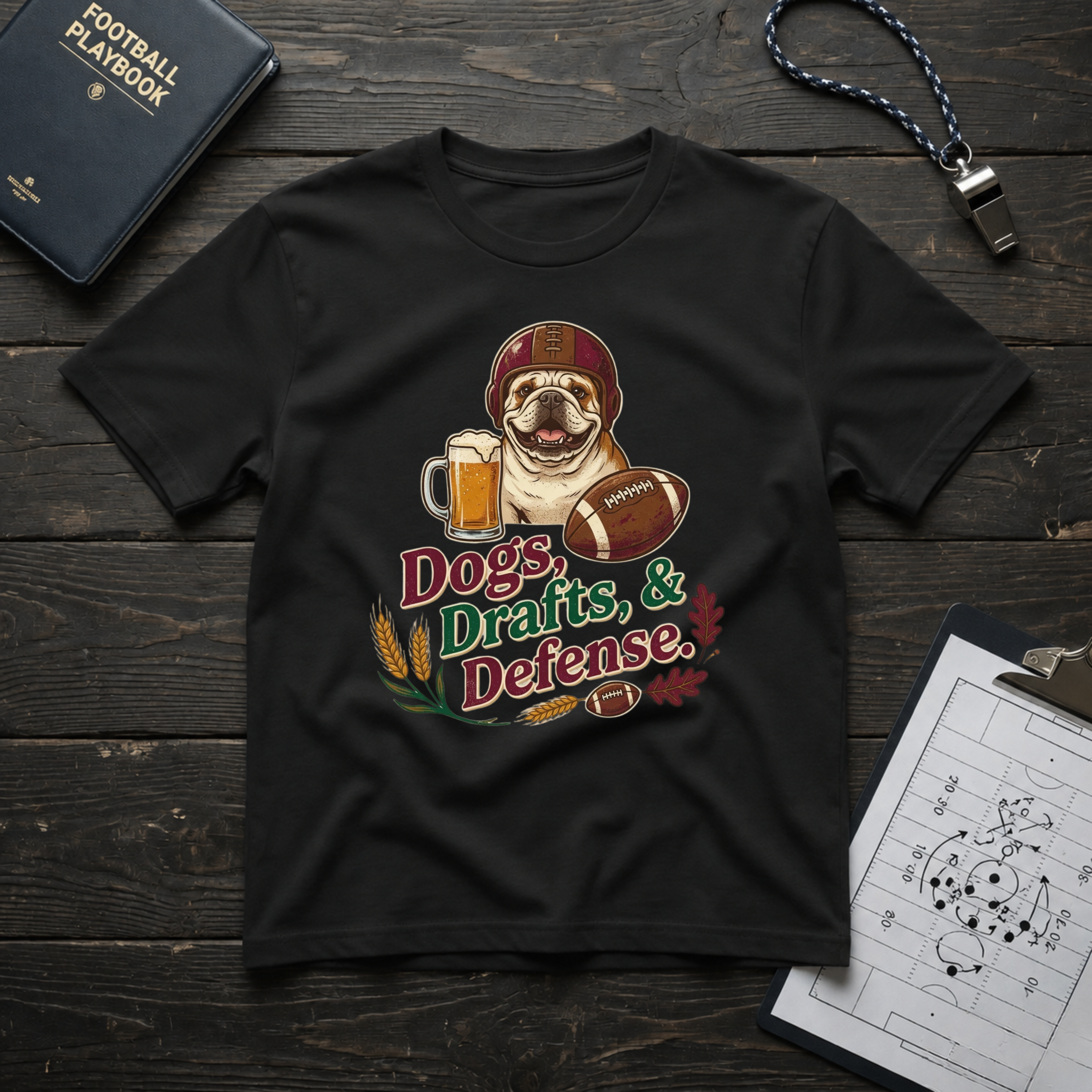 Dogs, Drafts & Defense T-Shirt