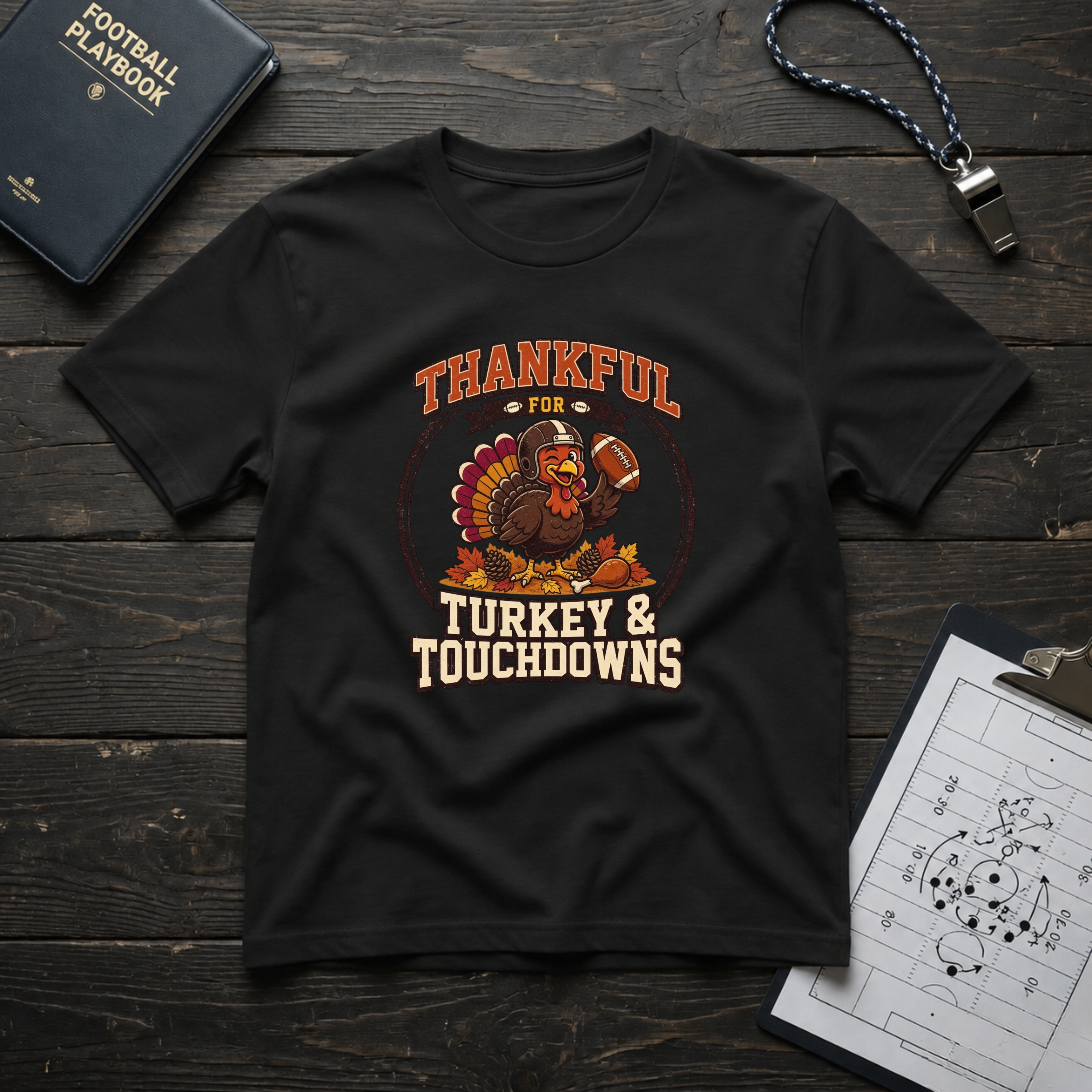 Thankful for Turkey & Touchdowns T-Shirt