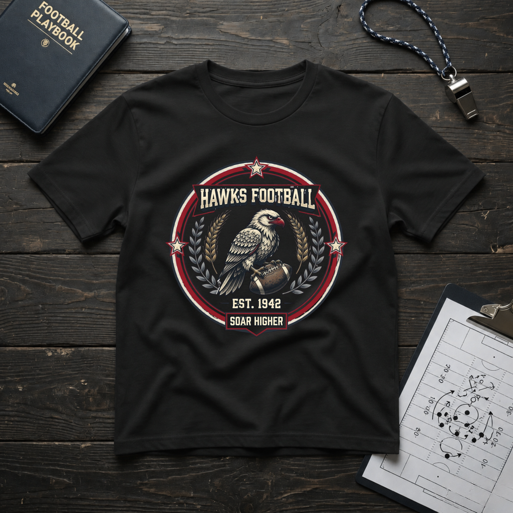 Hawks Football T-Shirt