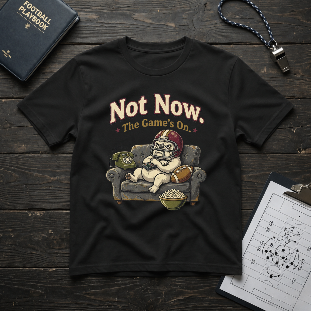 Not Now. The Game's On T-Shirt