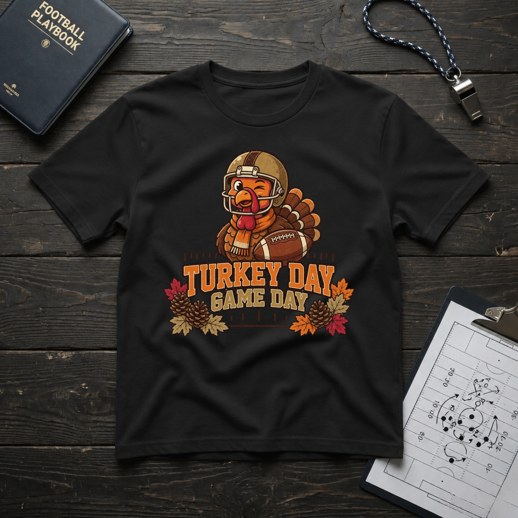 Turkey Day Game Day T-Shirt
