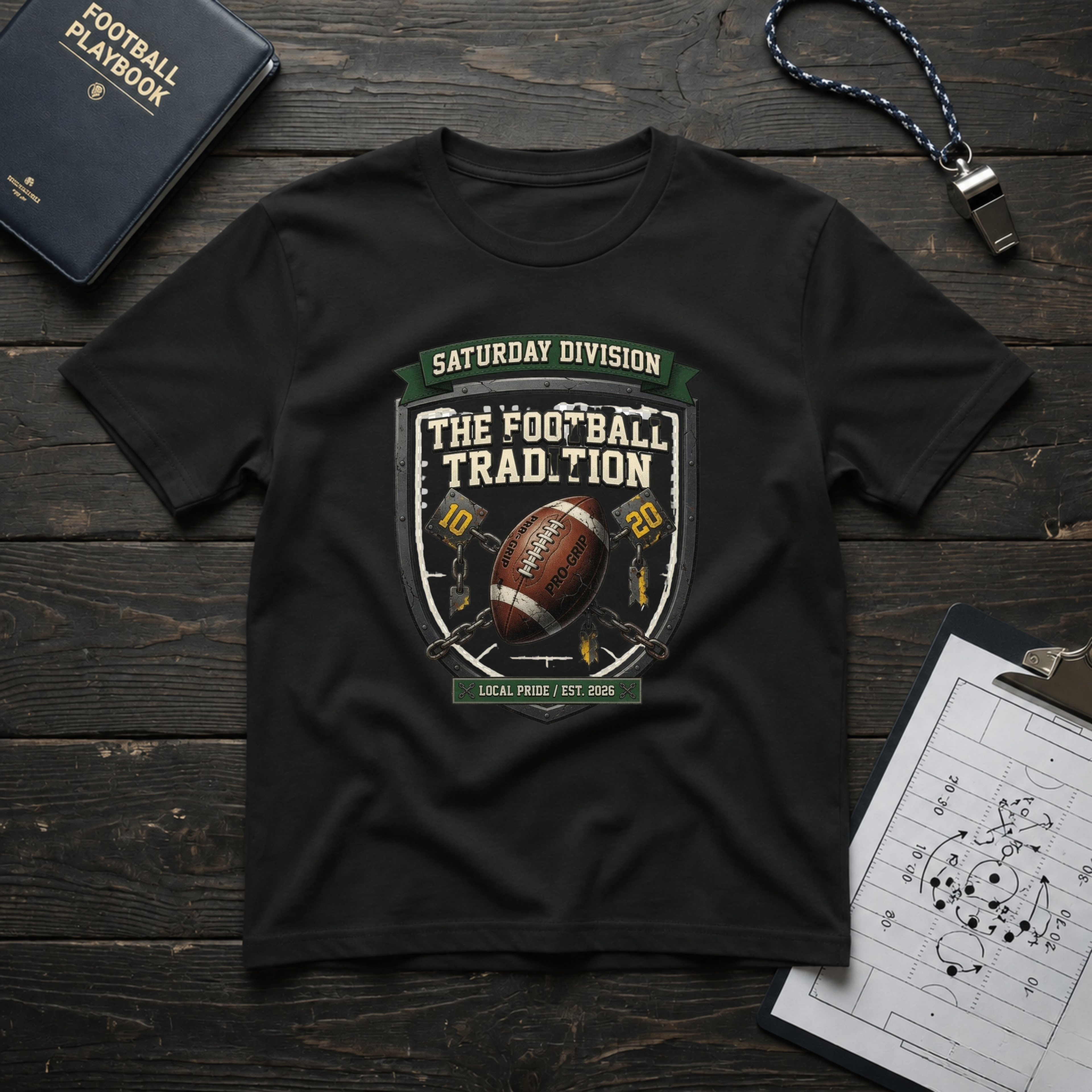Saturday Division (Football Tradition Shield) T-Shirt
