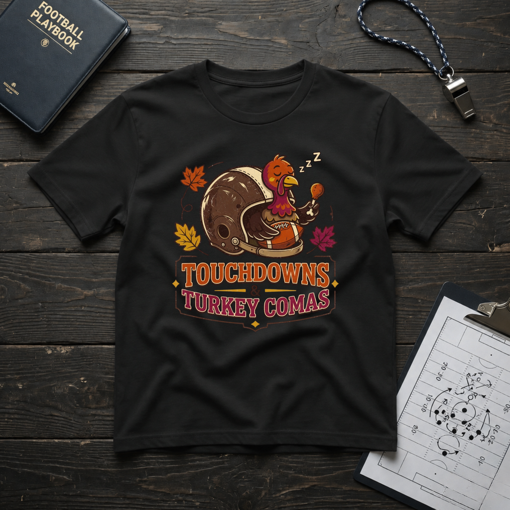 Touchdowns & Turkey Comas T-Shirt