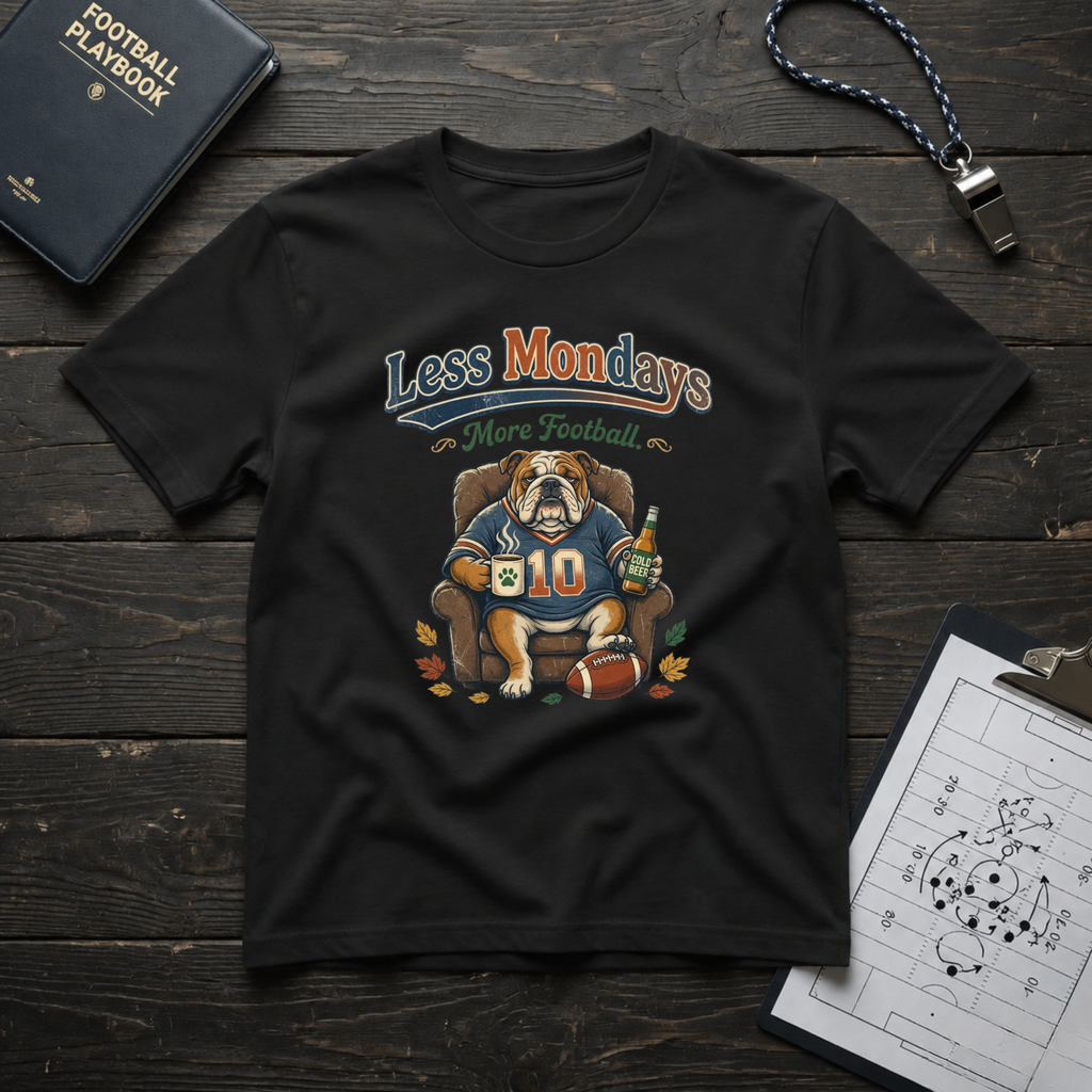 Less Mondays. More Football T-Shirt