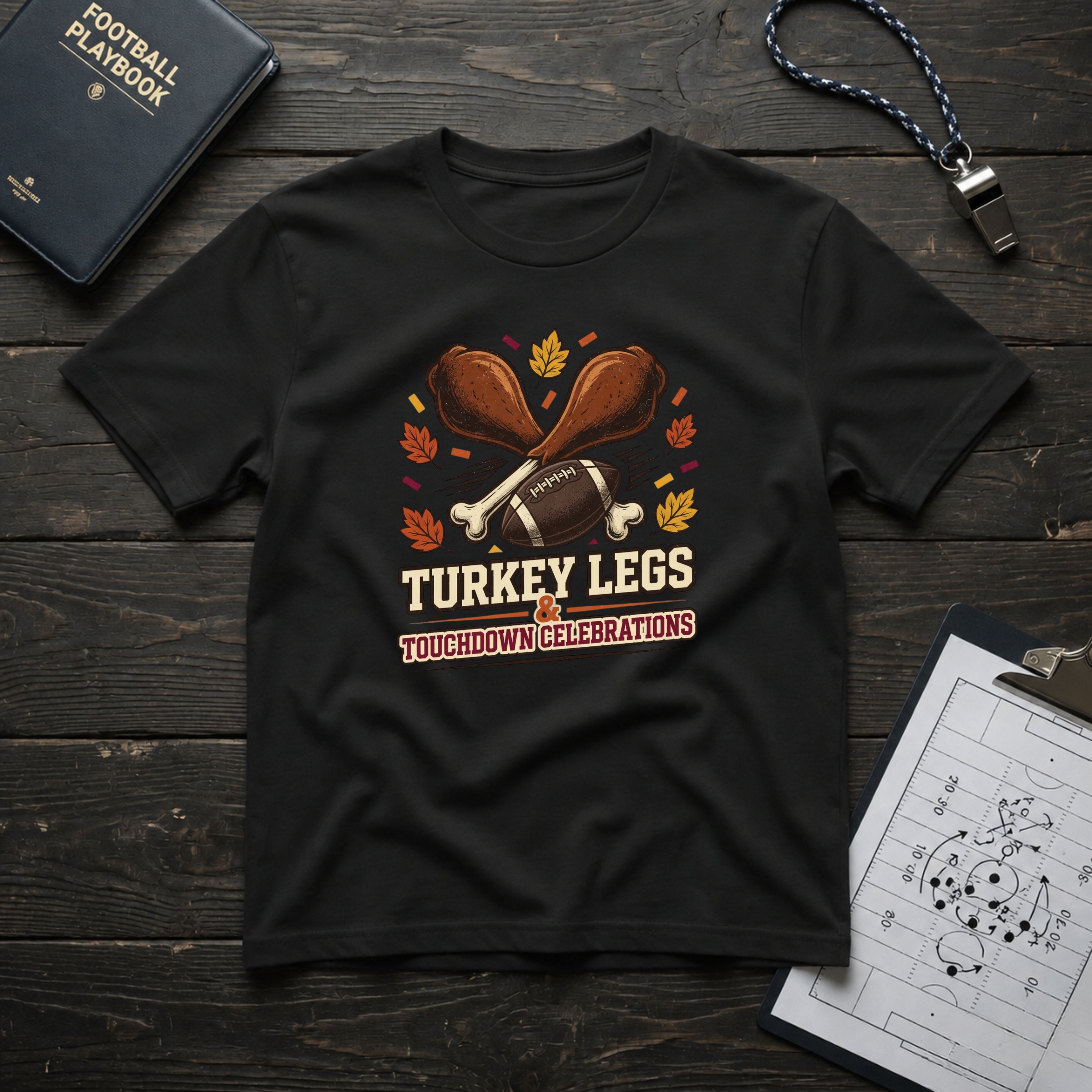 Turkey Legs & Touchdown Celebrations T-Shirt