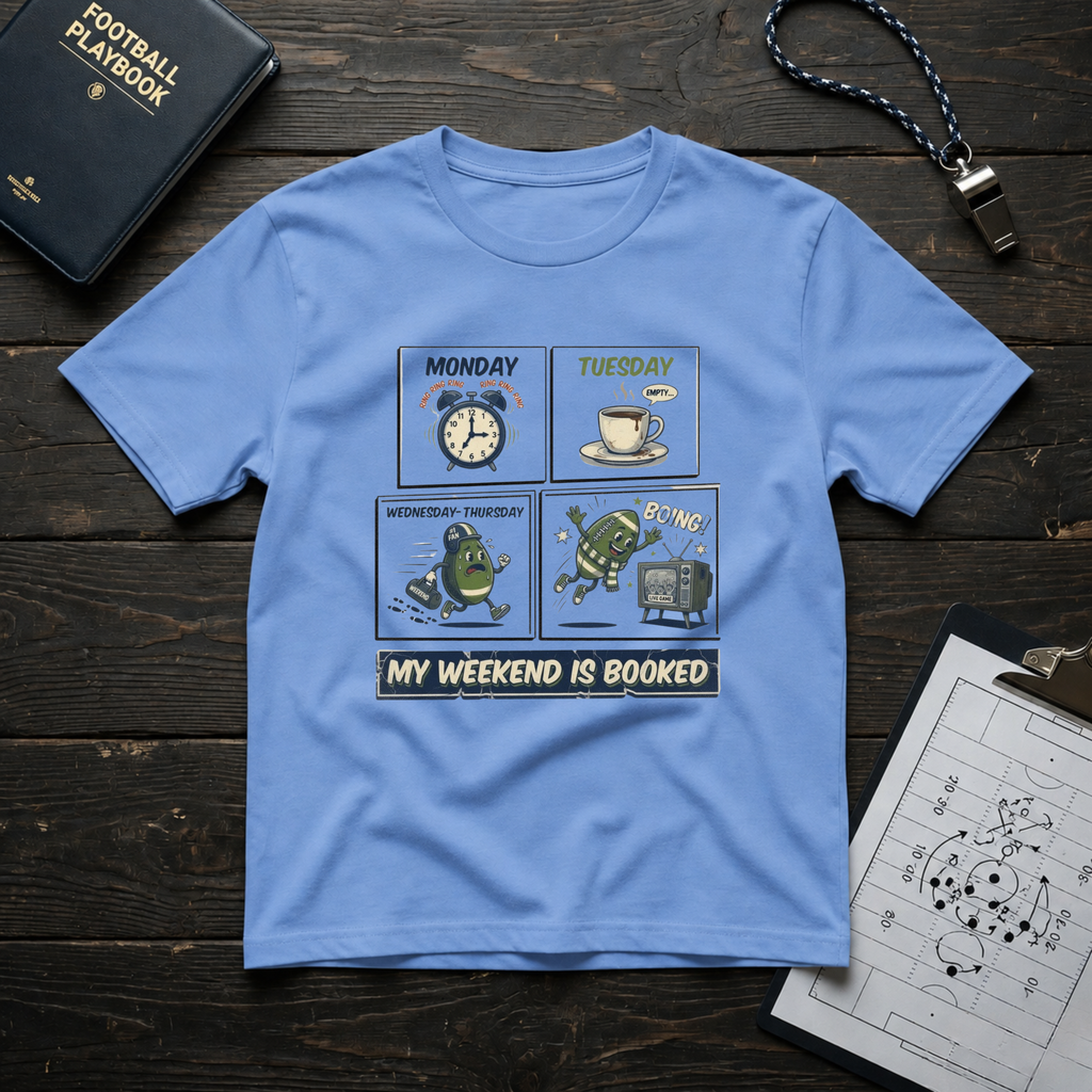 My Weekend Is Booked (Comic) T-Shirt