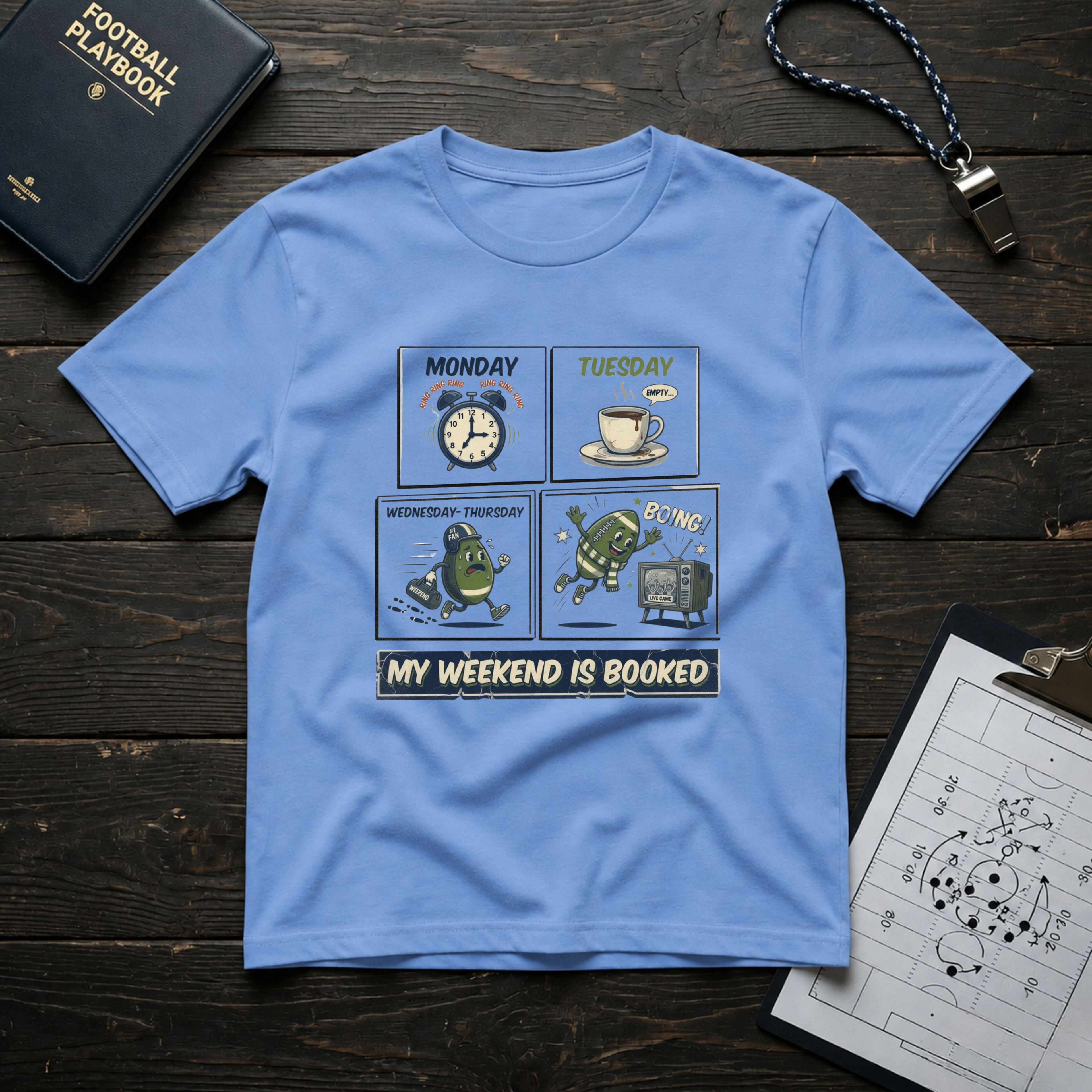 My Weekend Is Booked (Comic) T-Shirt
