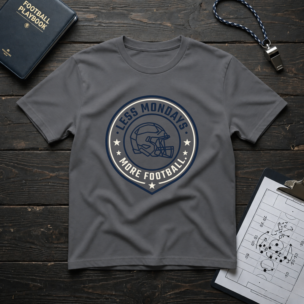 Less Mondays. More Football T-Shirt