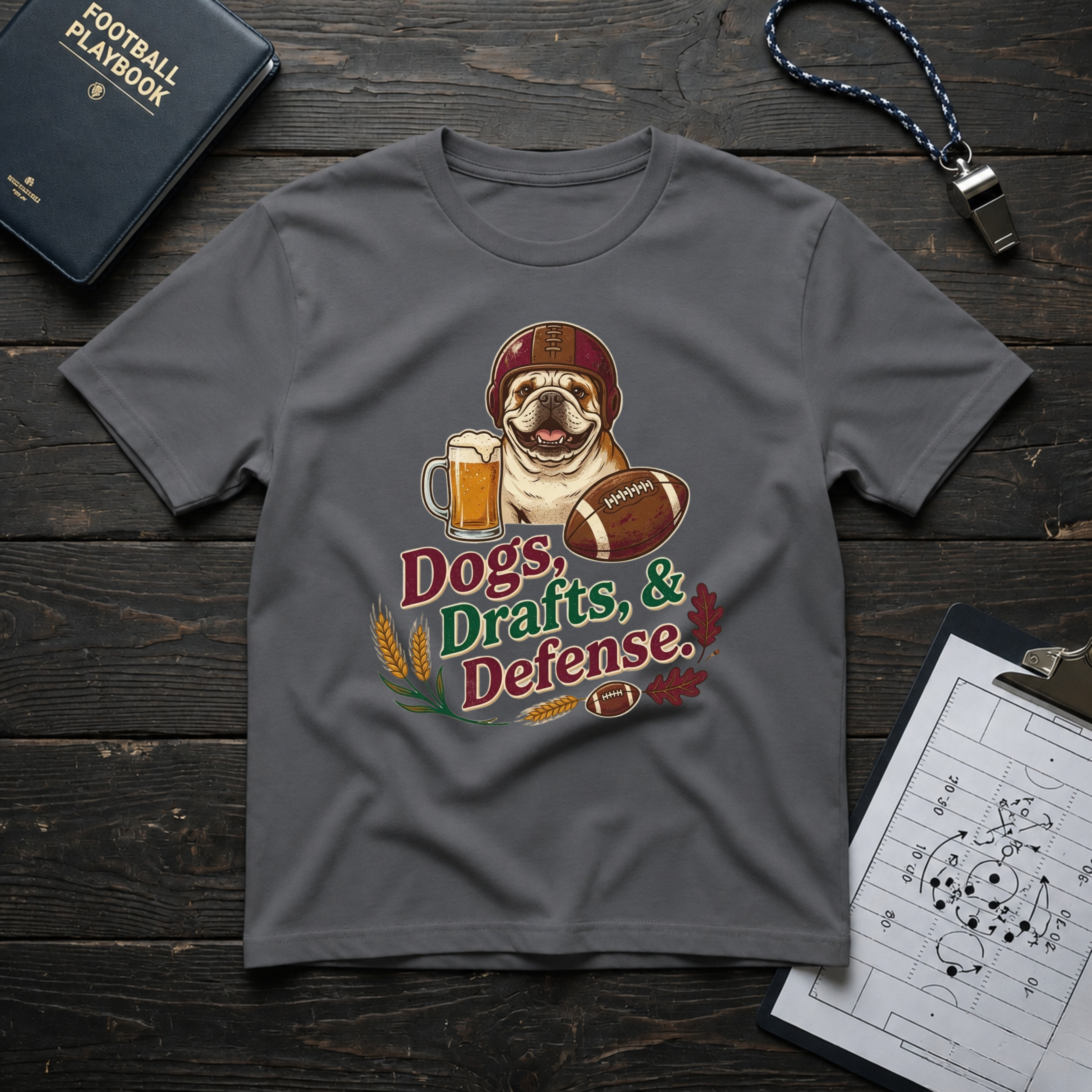 Dogs, Drafts & Defense T-Shirt