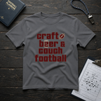 Craft Beer Couch Football T-Shirt
