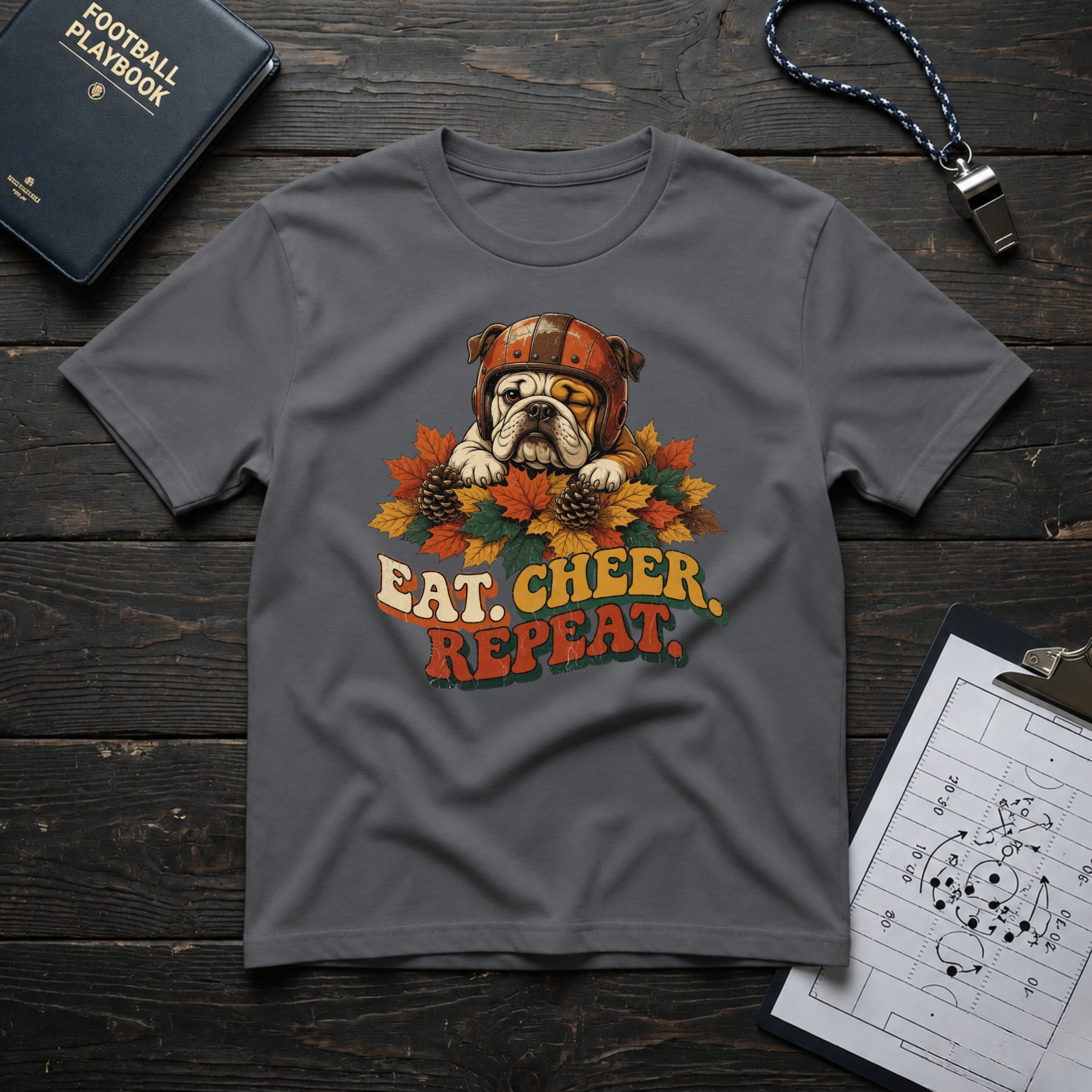 Eat. Cheer. Repeat. T-Shirt