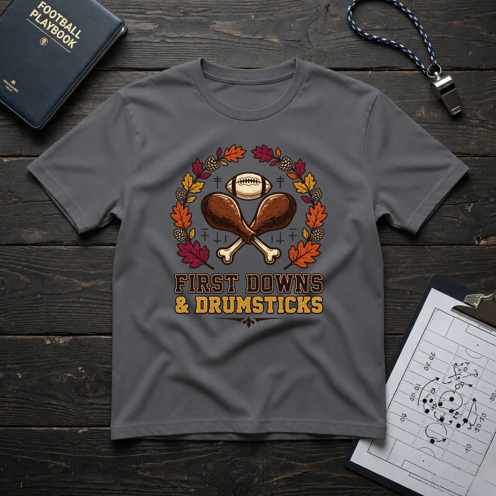 First Downs & Drumsticks T-Shirt