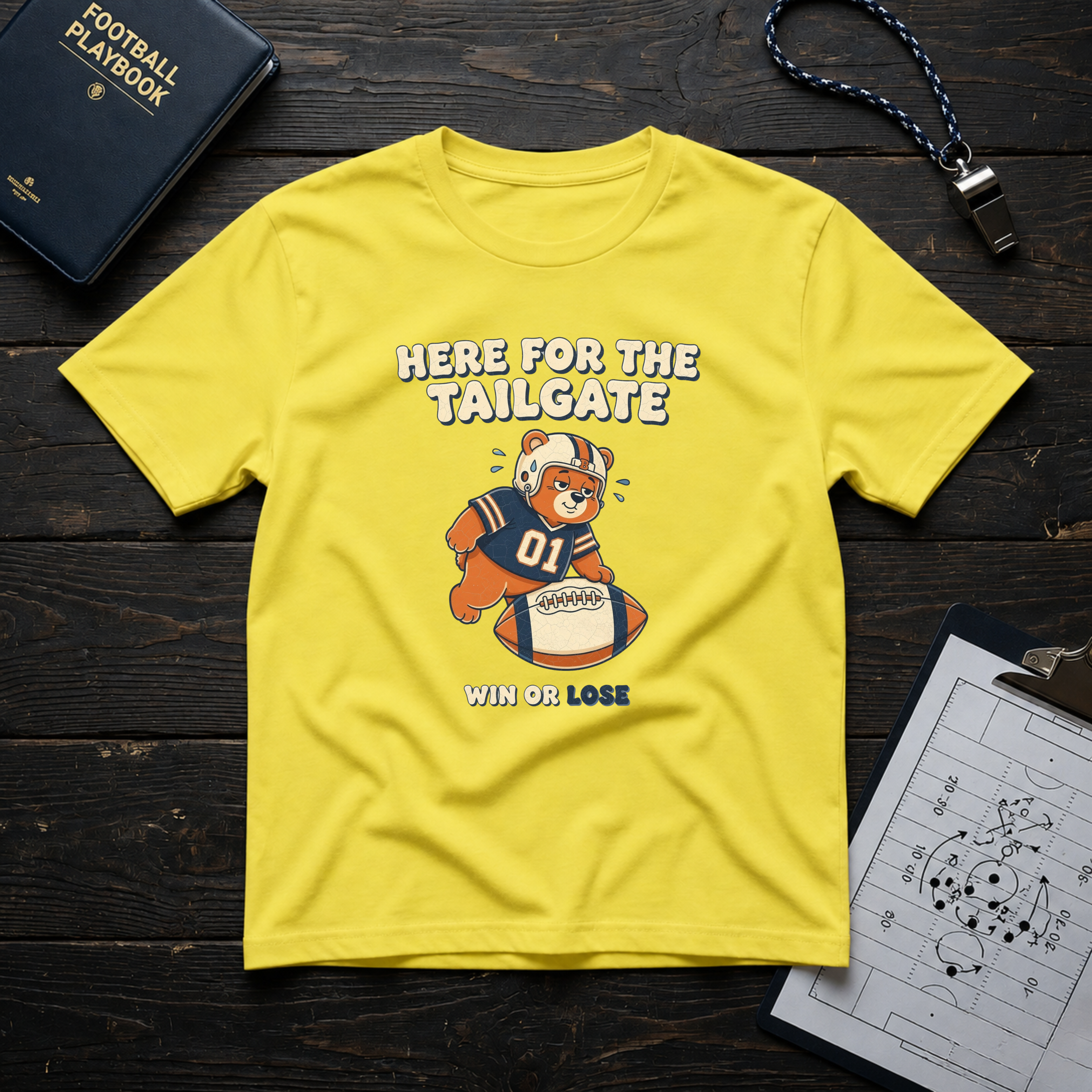 Here For The Tailgate Win or Lose T-Shirt