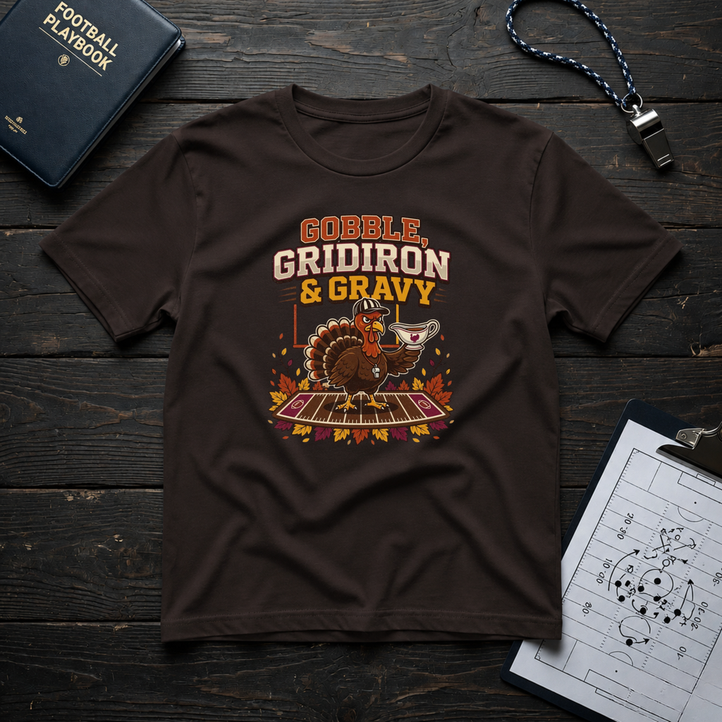Gobble, Gridiron & Gravy T-Shirt