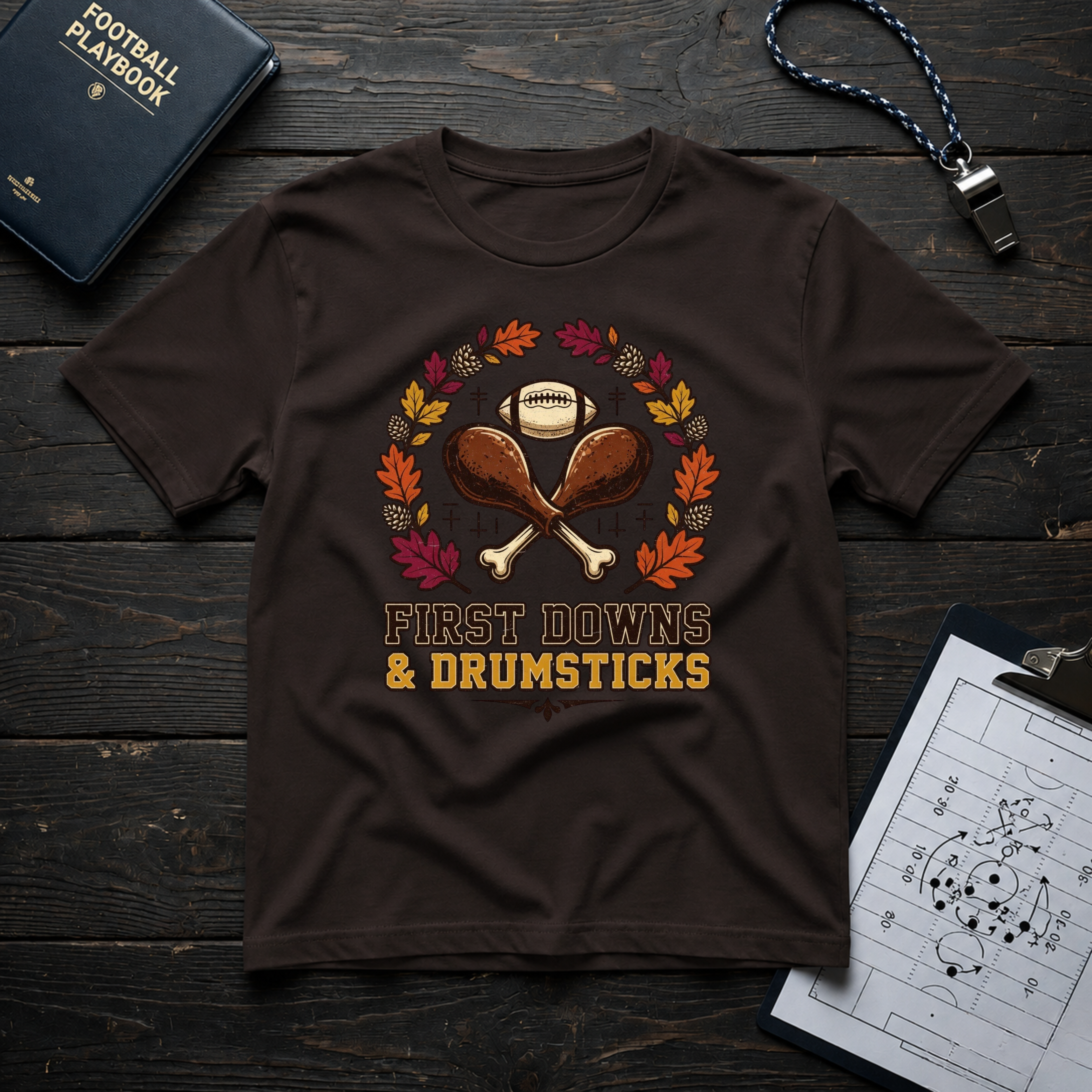 First Downs & Drumsticks T-Shirt