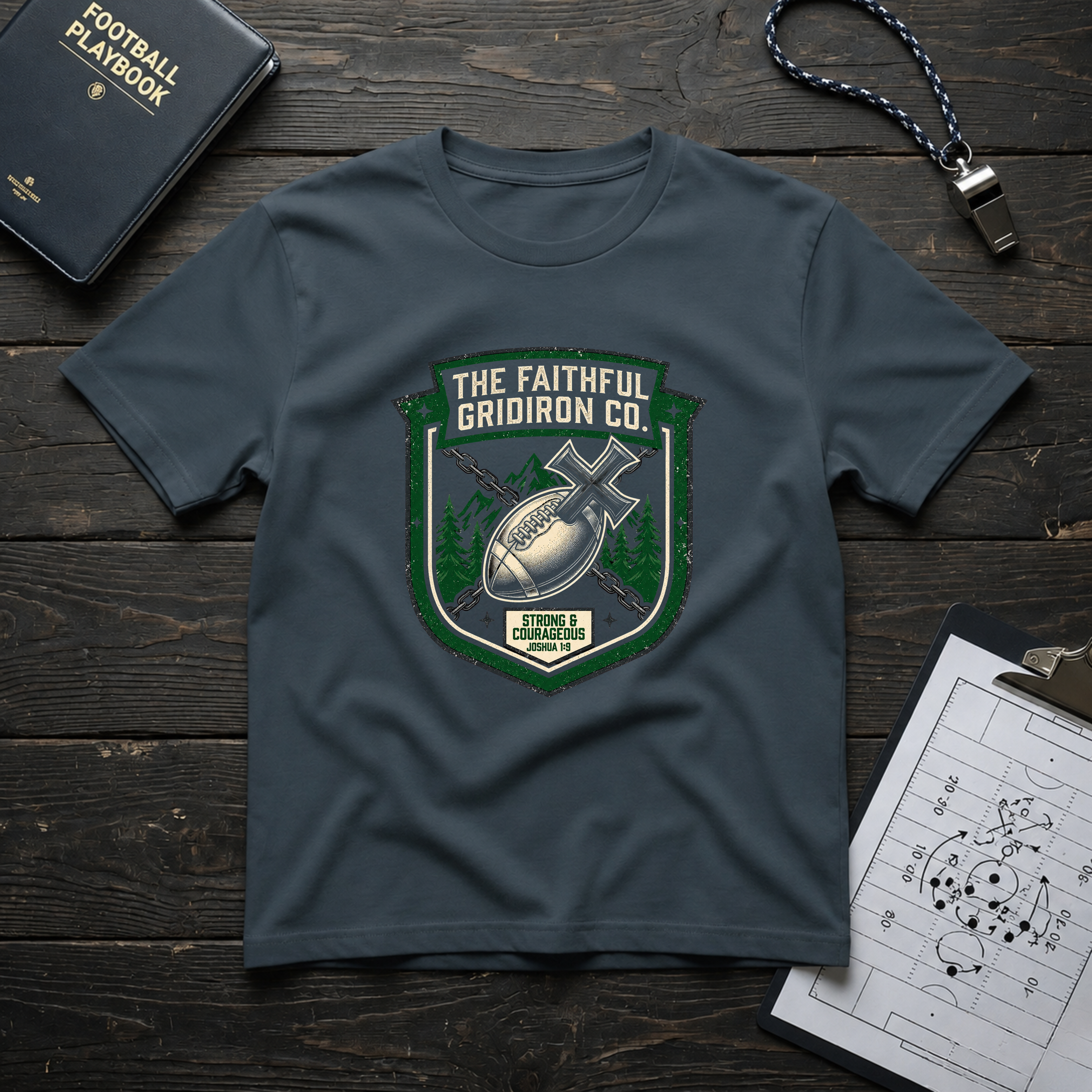 Faithfull Gridiron T-Shirt