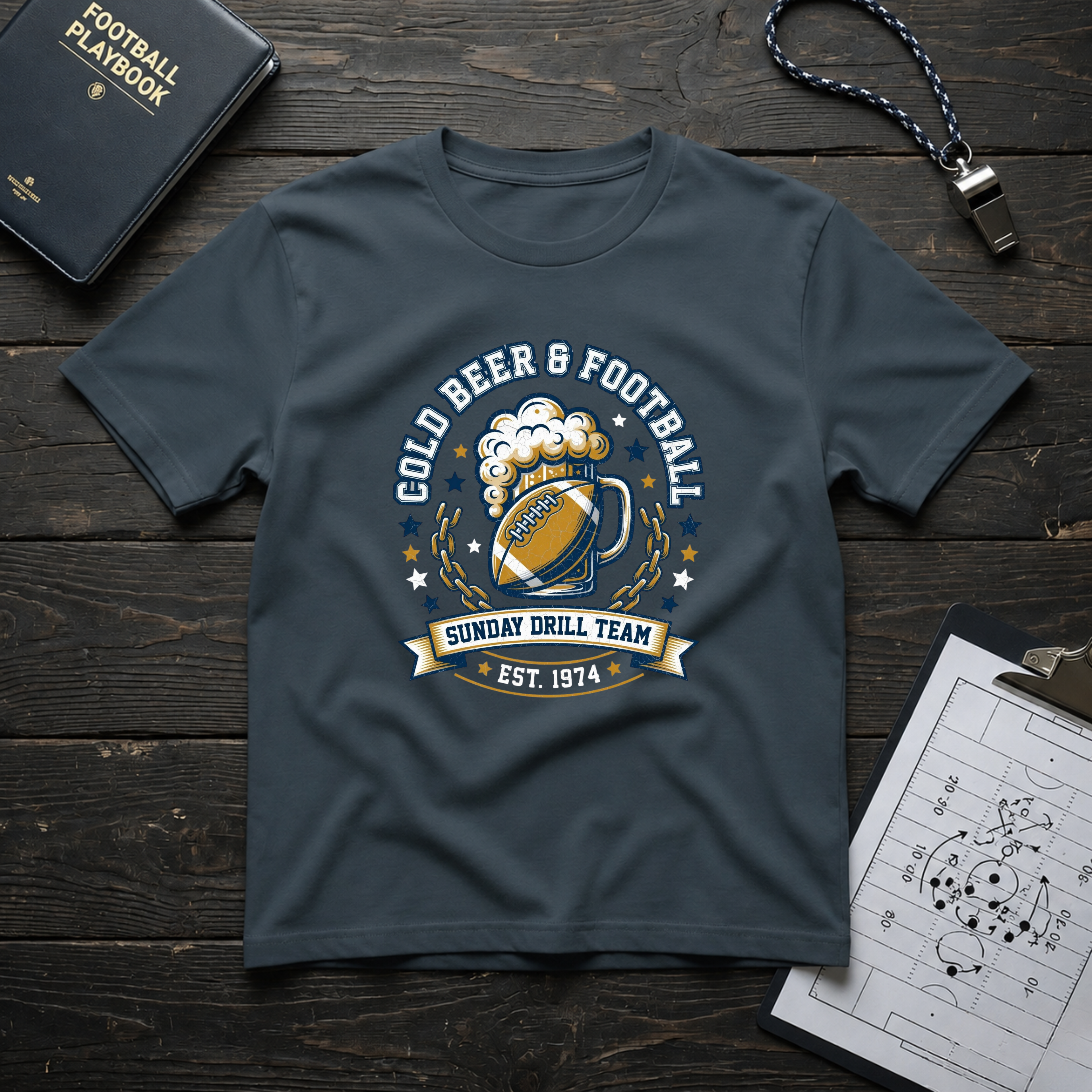 Cold Beer and Football T-Shirt