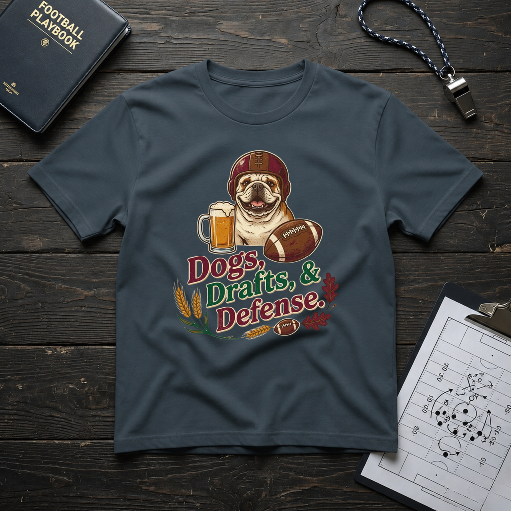 Dogs, Drafts & Defense T-Shirt