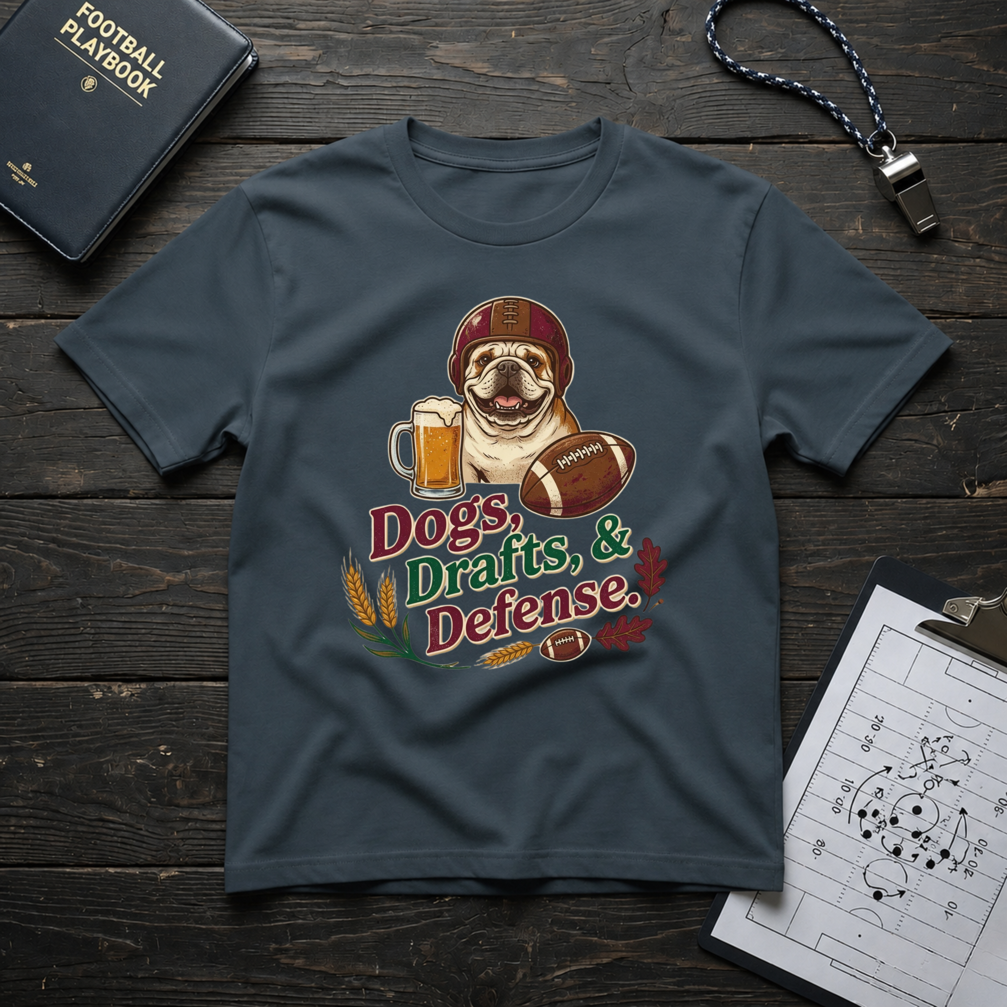 Dogs, Drafts & Defense T-Shirt