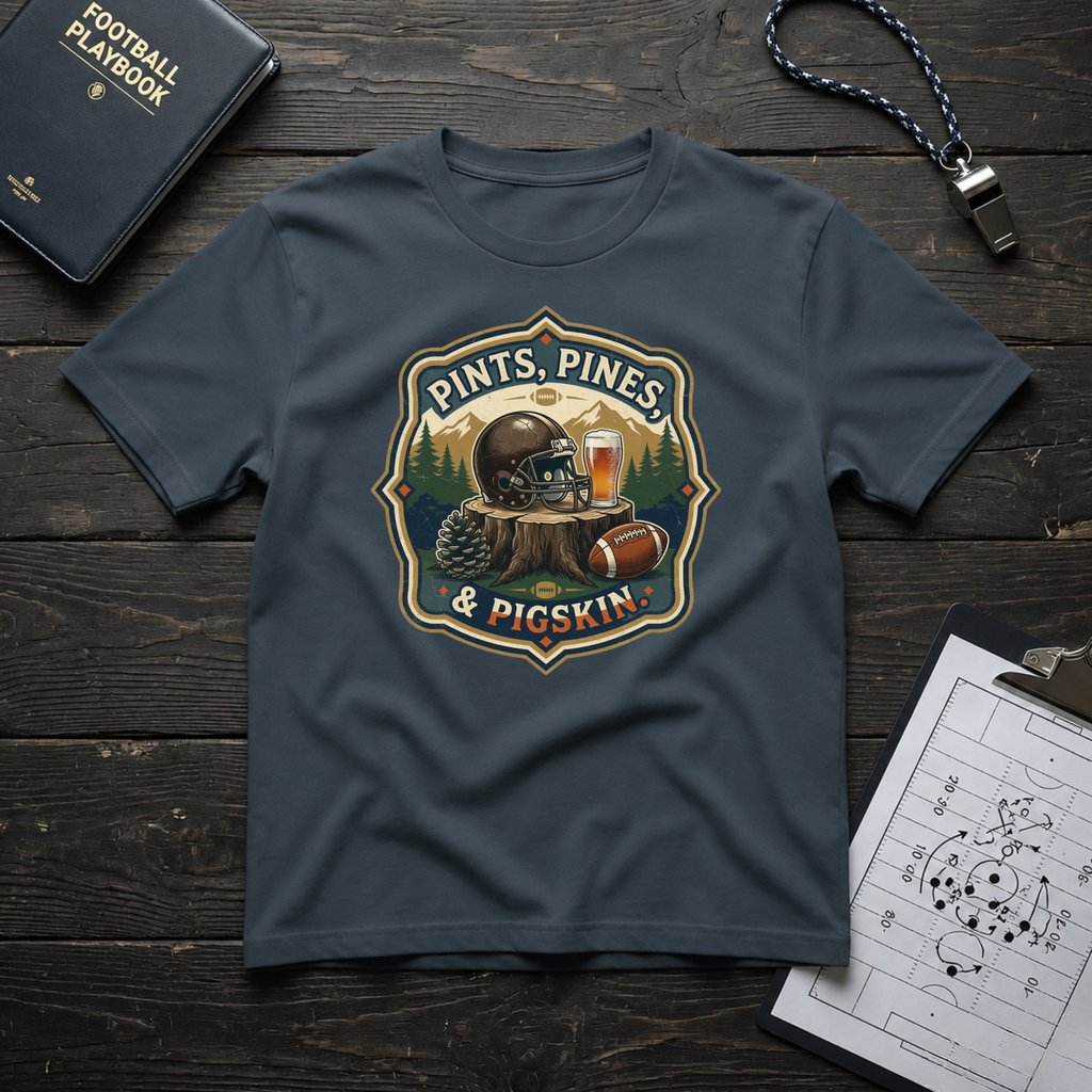 Pints, Pines & Pigskin T-Shirt