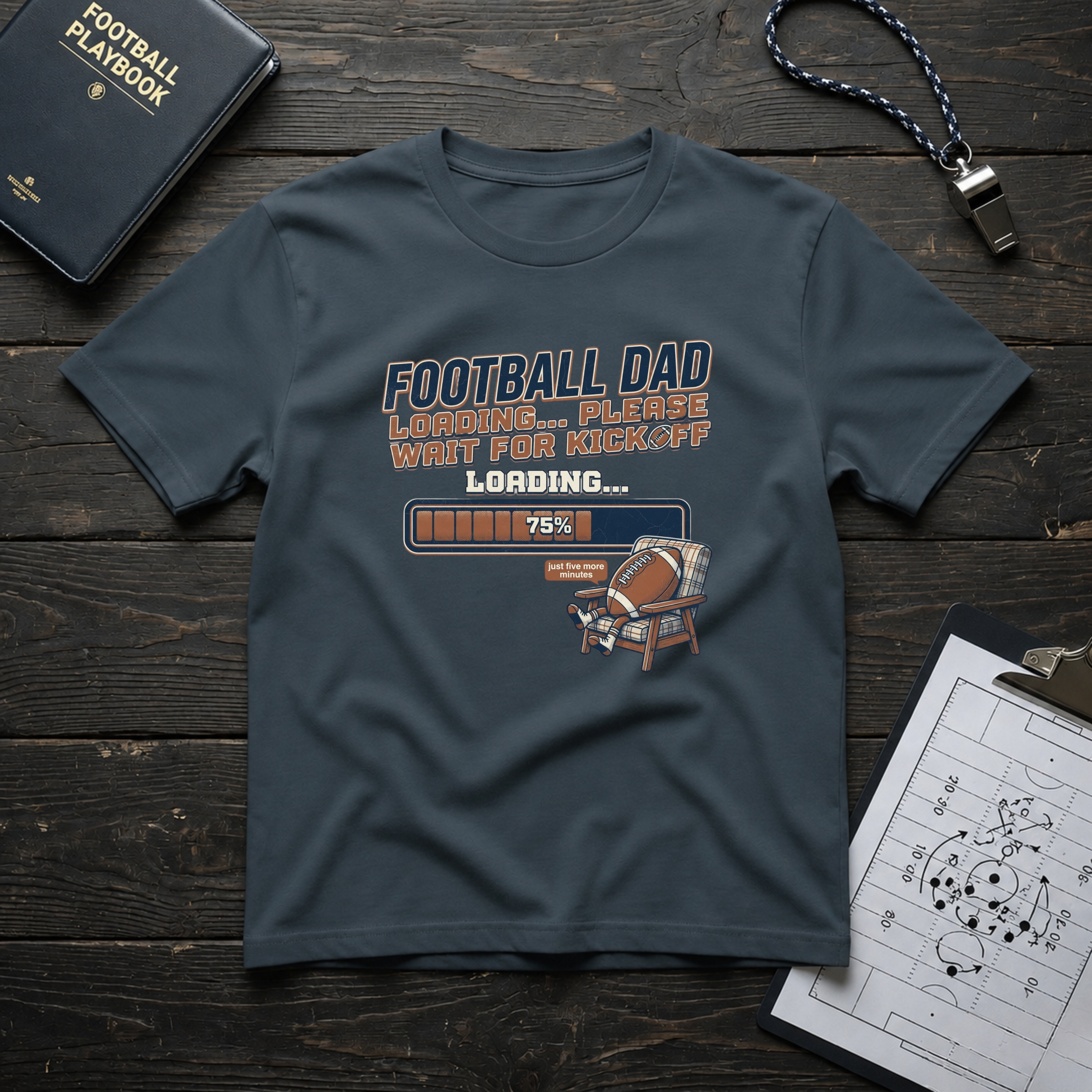 Football Dad Loading T-Shirt
