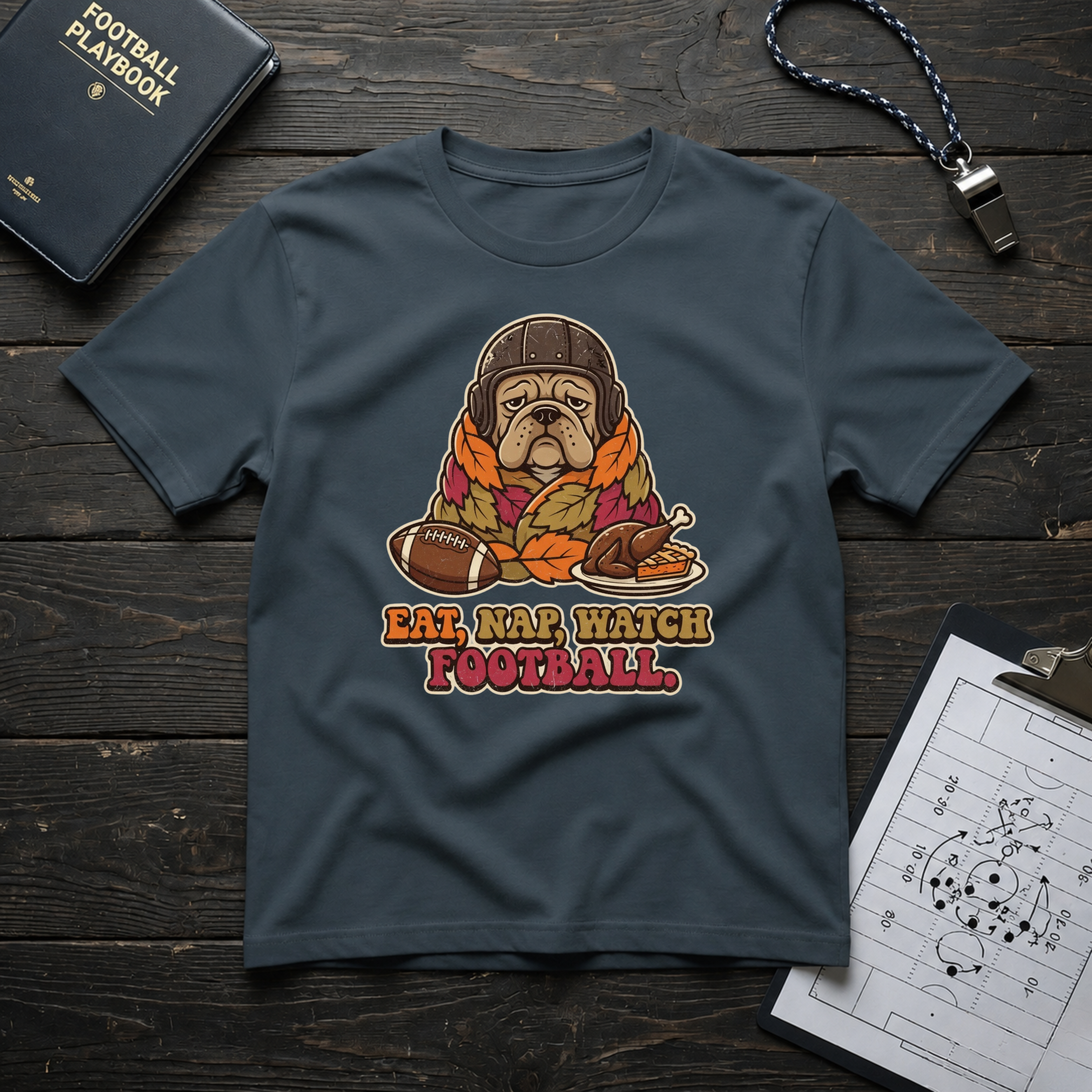 Eat, Nap, Watch Football T-Shirt