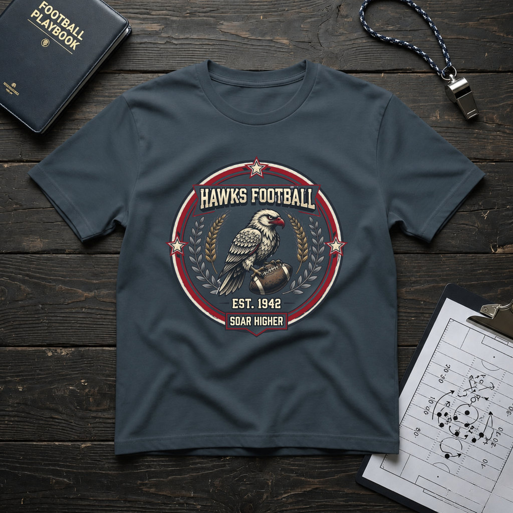 Hawks Football T-Shirt