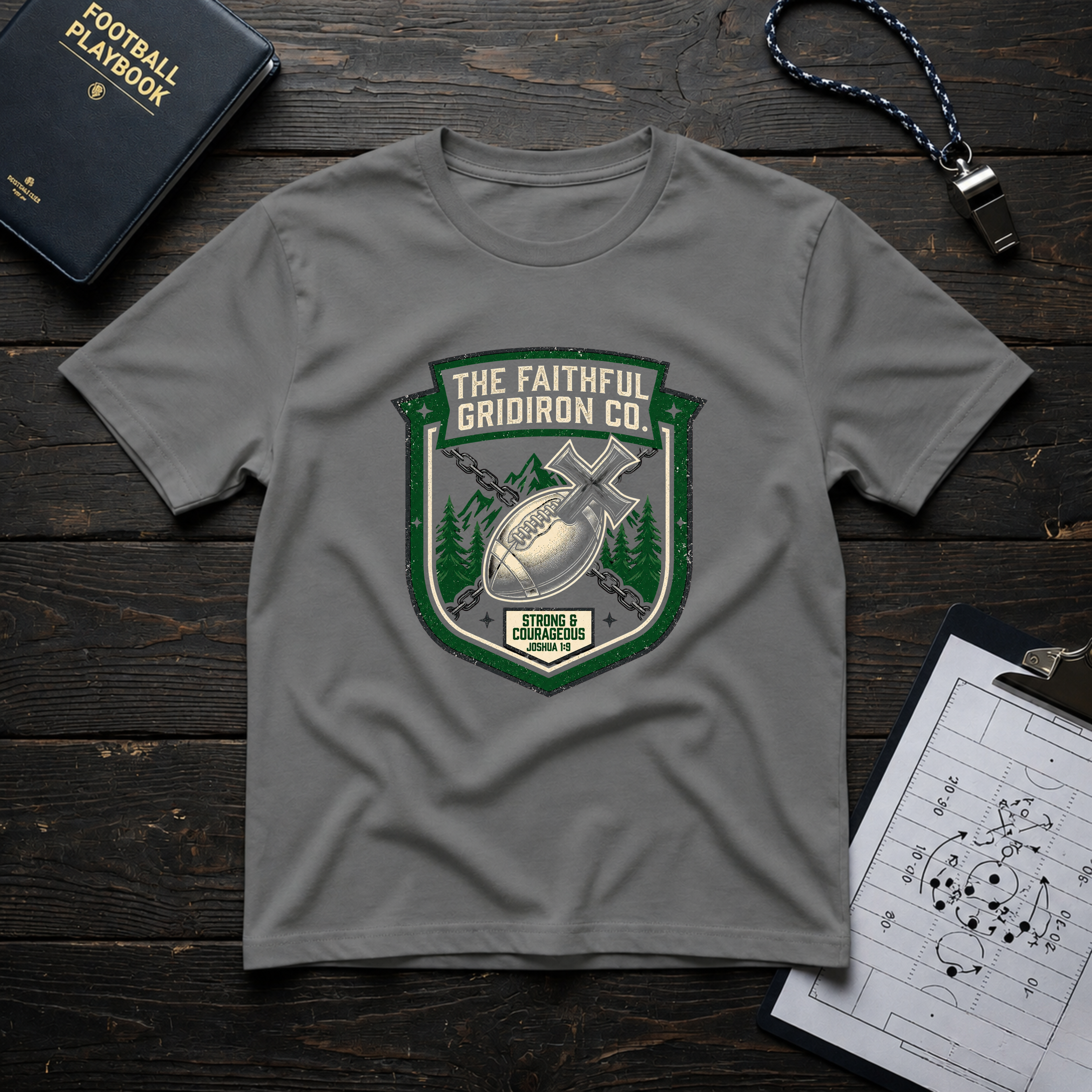 Faithfull Gridiron T-Shirt