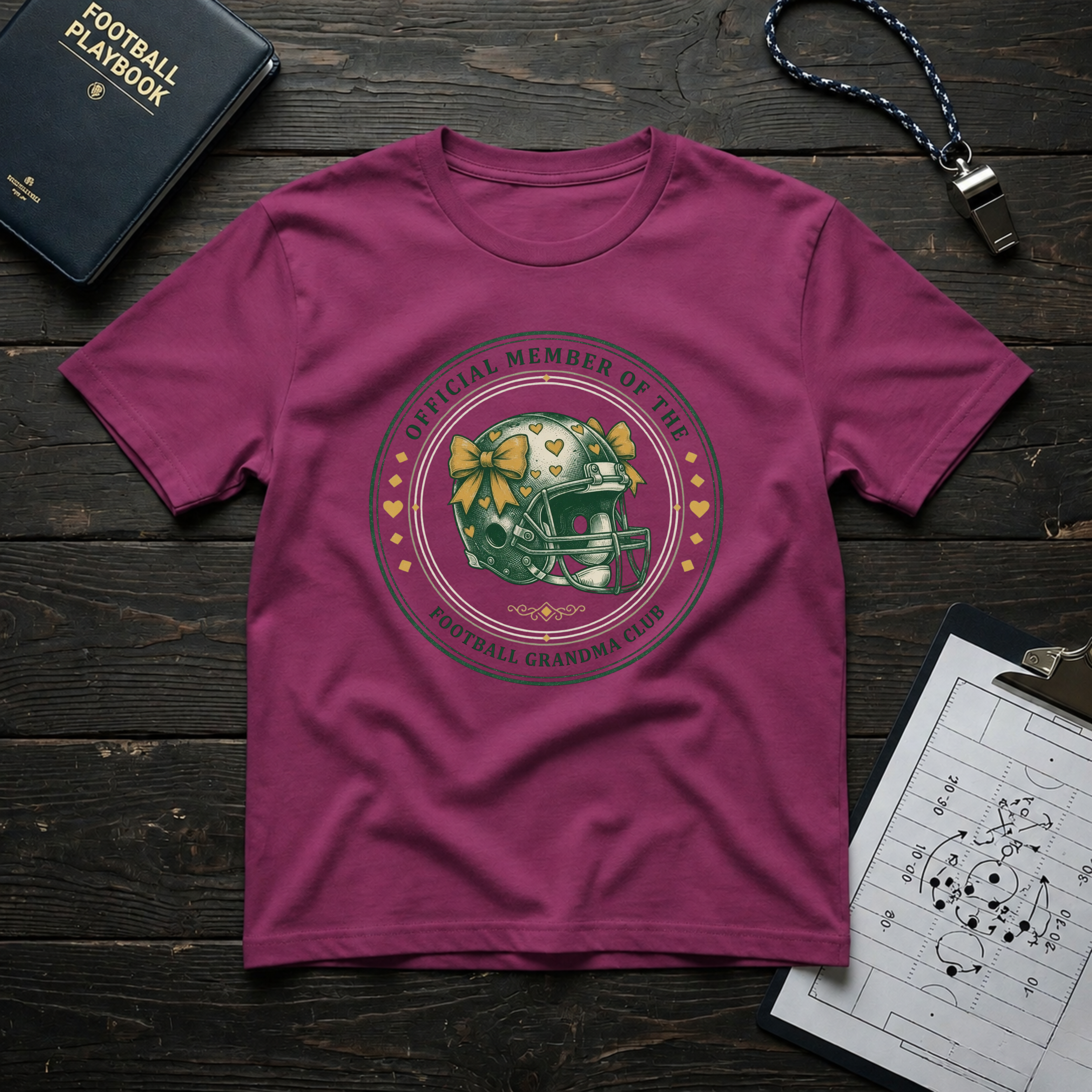 Official Football Grandma Club T-Shirt
