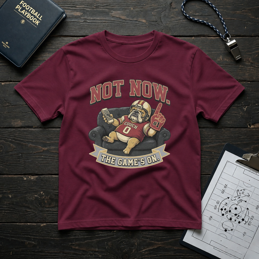 Not Now. The Game's On. T-Shirt