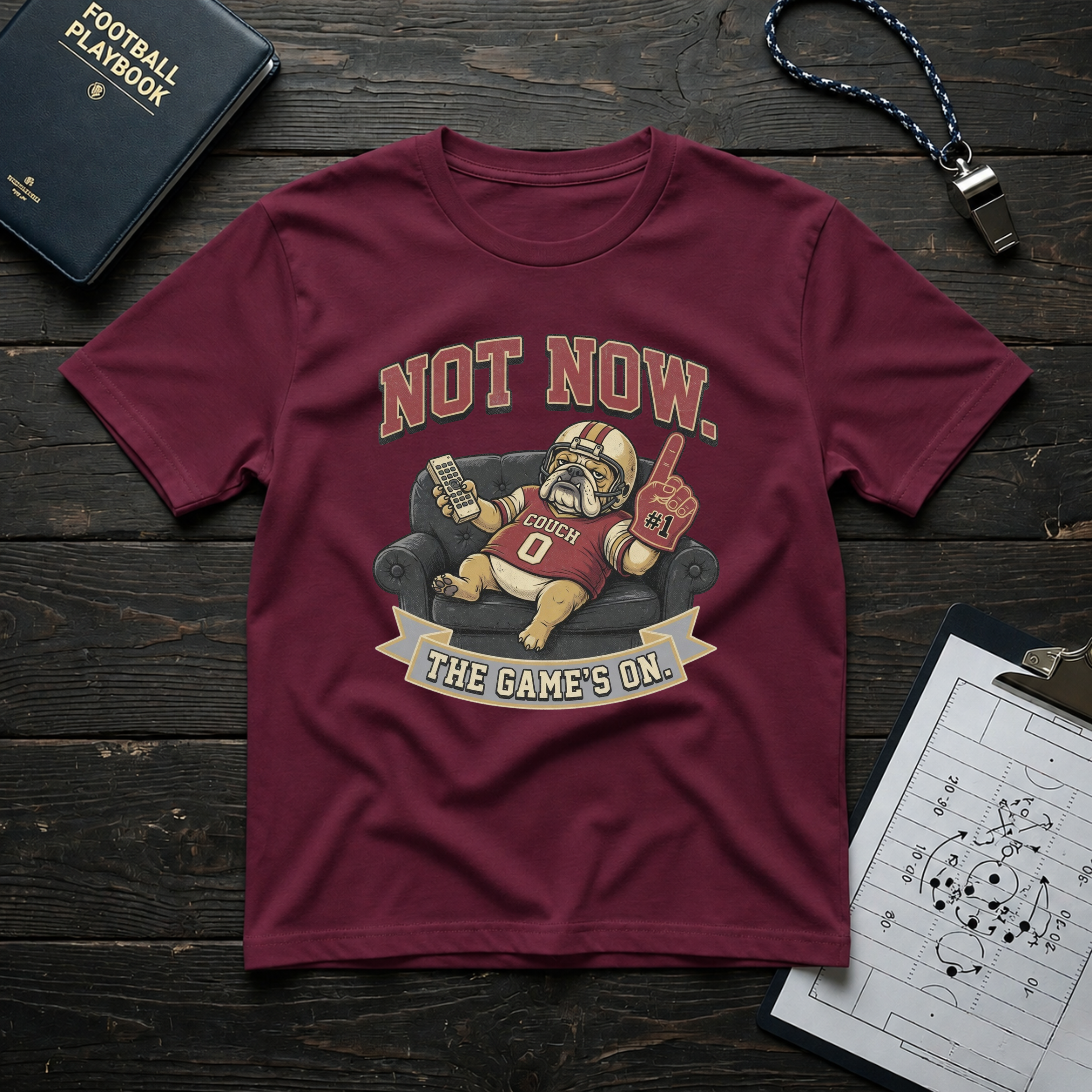 Not Now. The Game's On. T-Shirt