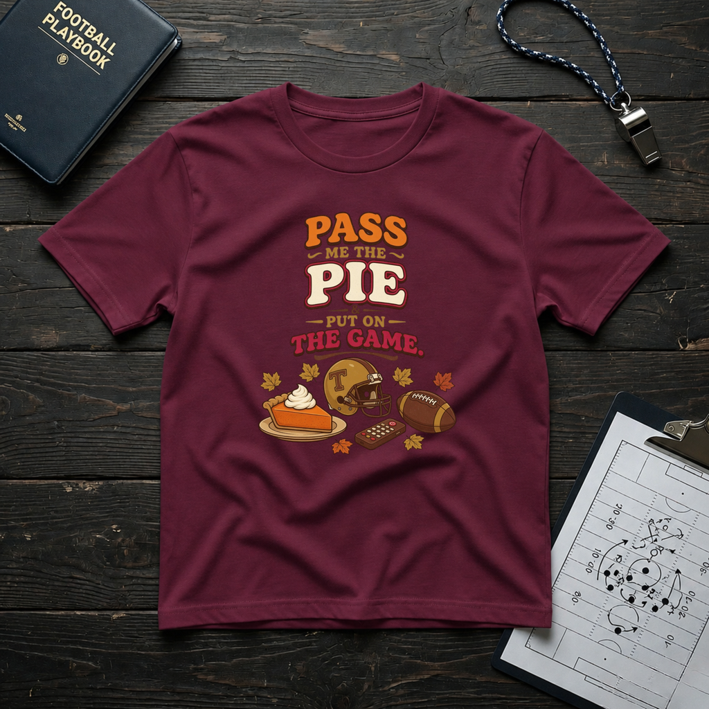 Pass Me the Pie & Put on the Game T-Shirt