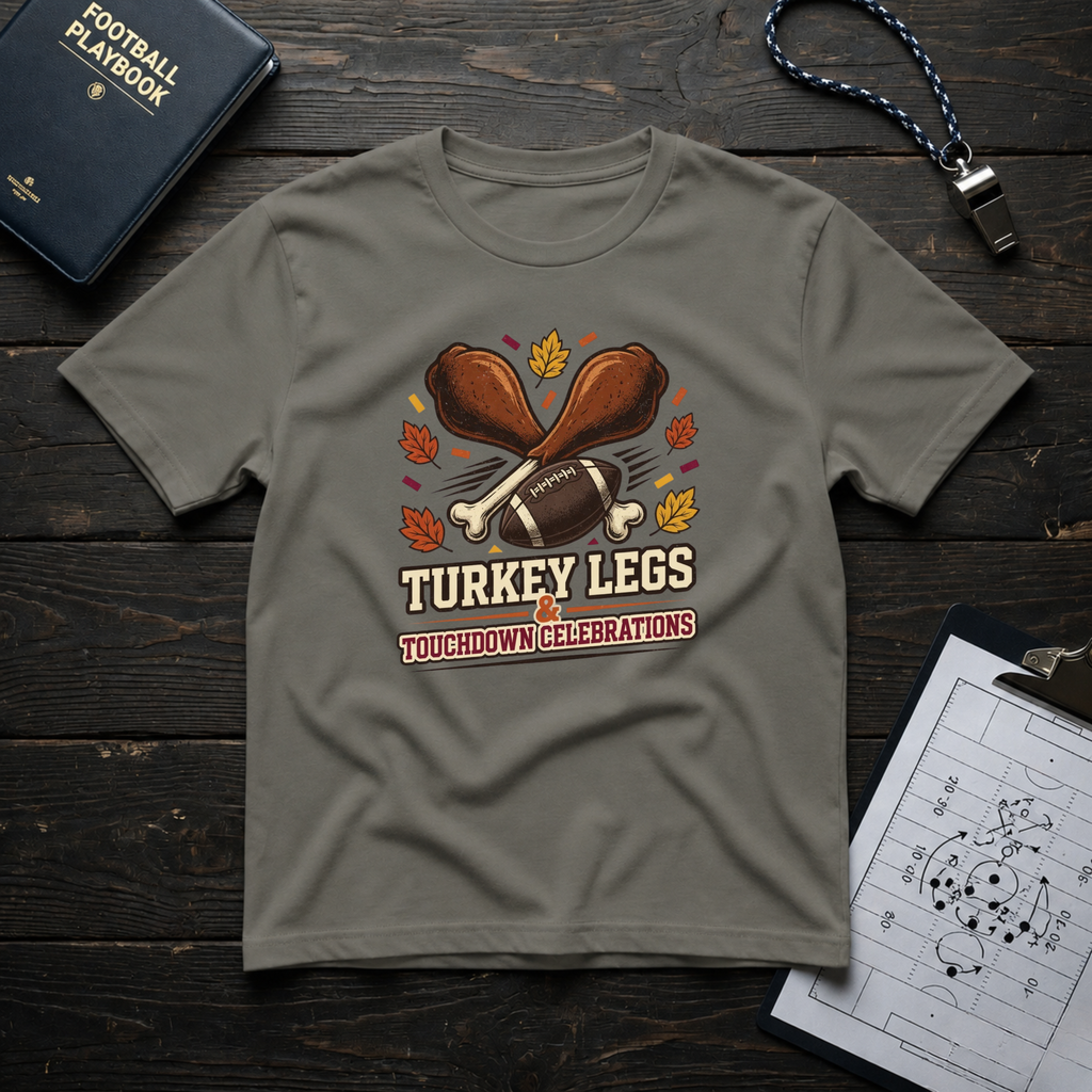 Turkey Legs & Touchdown Celebrations T-Shirt