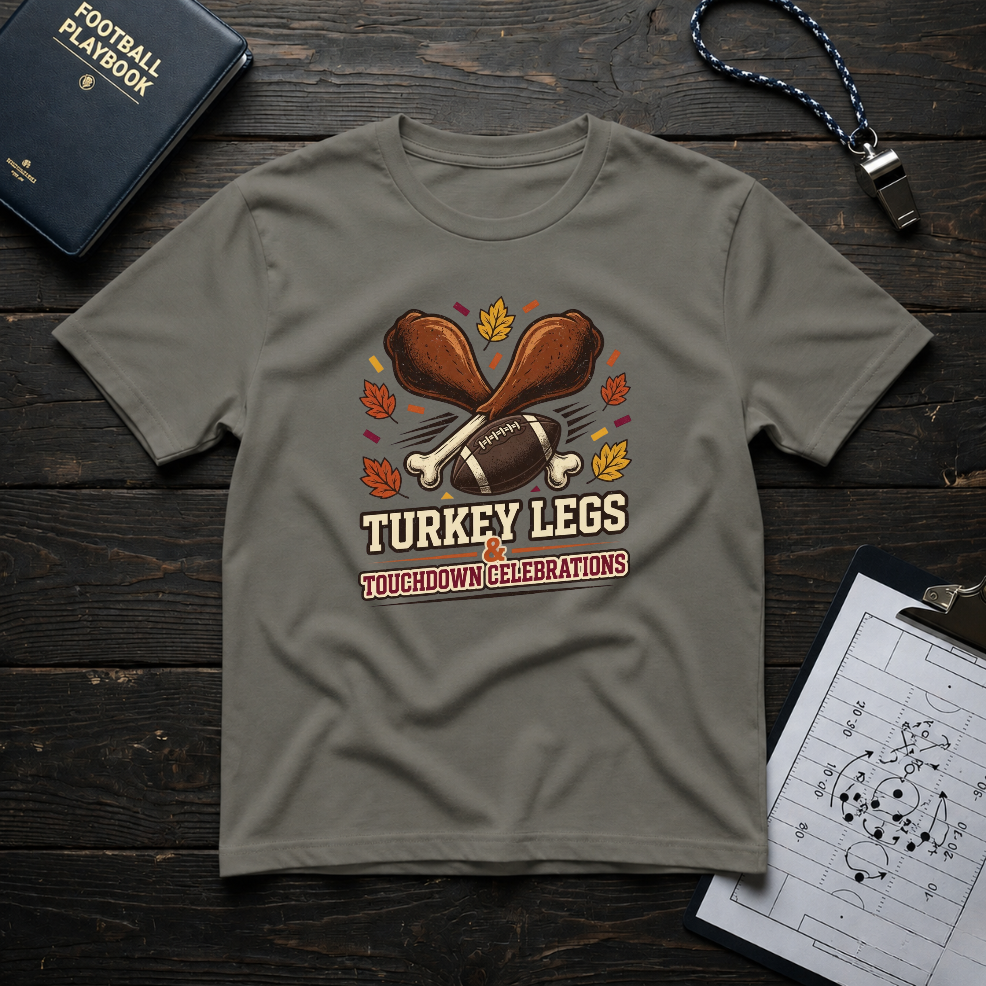 Turkey Legs & Touchdown Celebrations T-Shirt