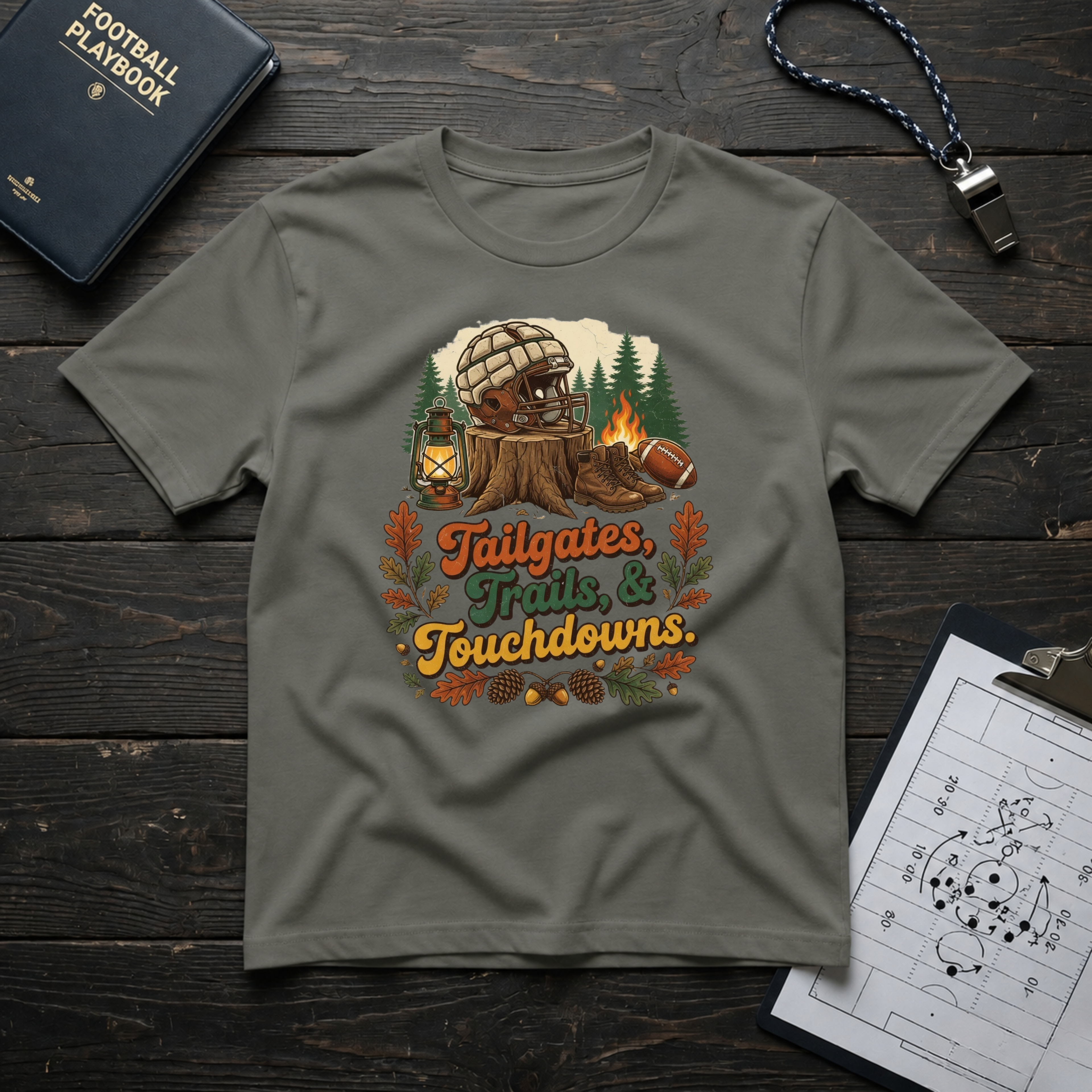 Tailgates, Trails & Touchdowns T-Shirt