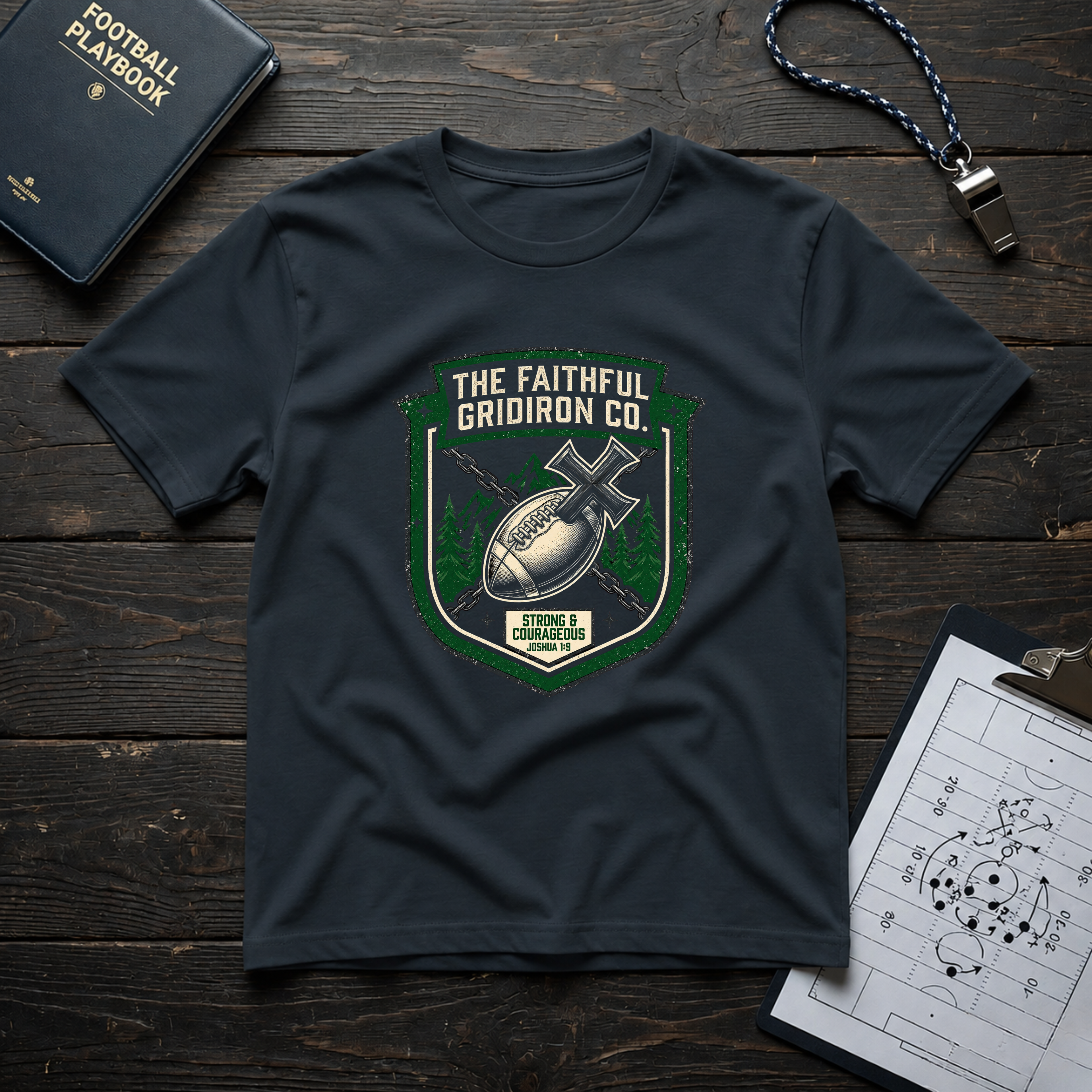 Faithfull Gridiron T-Shirt