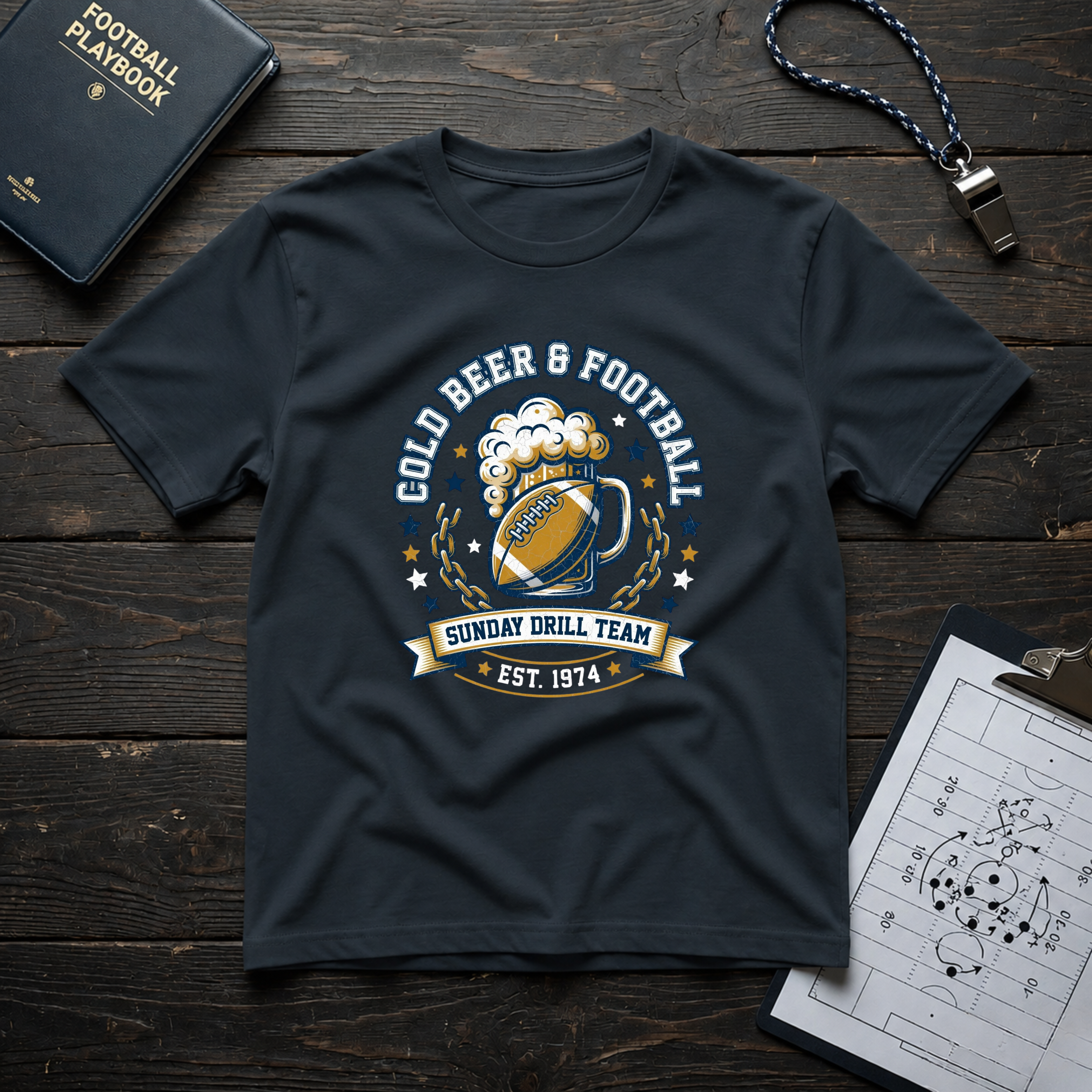 Cold Beer and Football T-Shirt