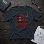 Craft Beer Couch Football T-Shirt