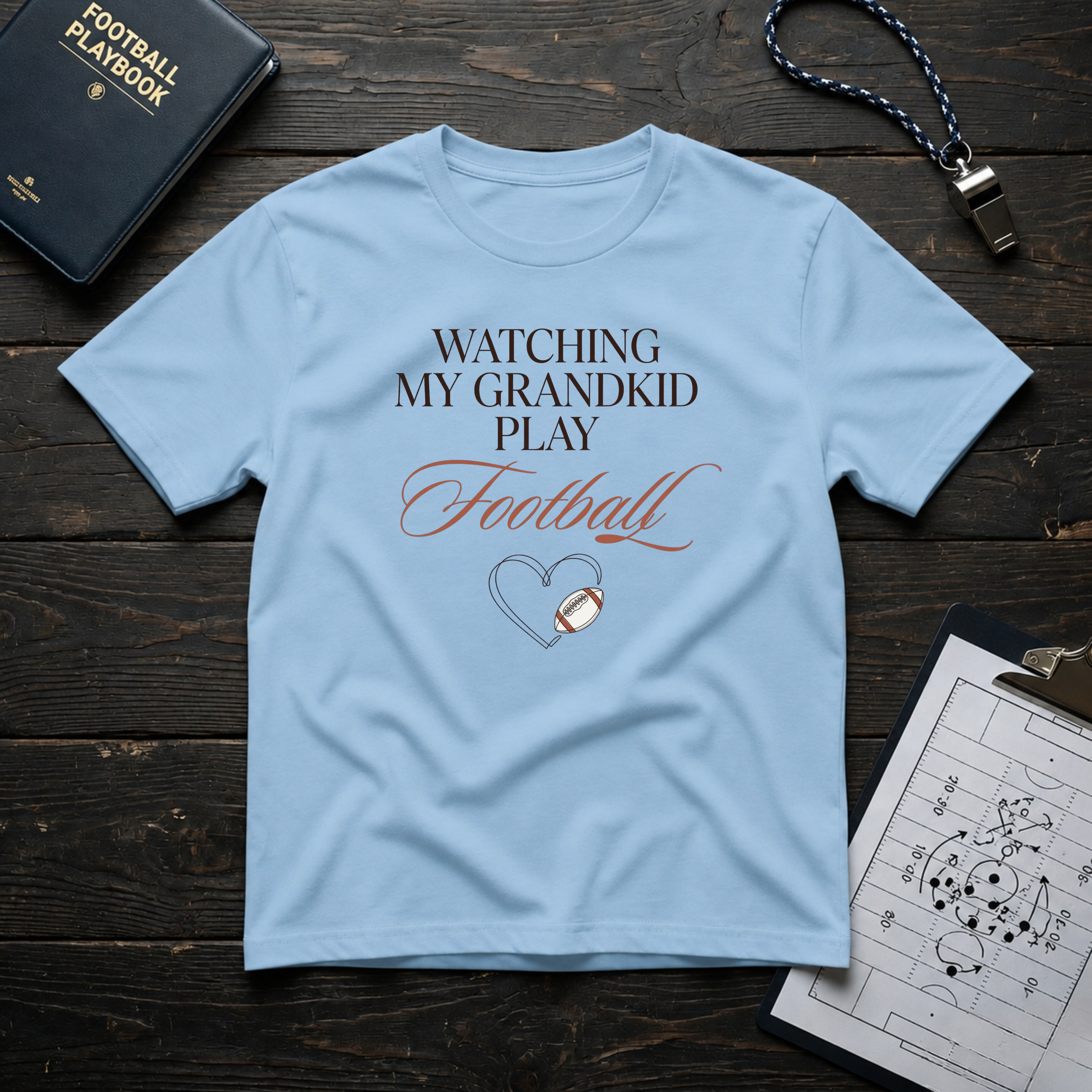 Watching My Grandkid Play Football T-Shirt