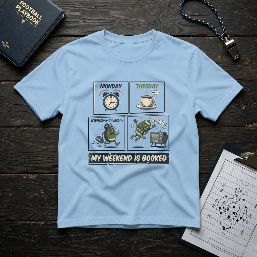My Weekend Is Booked (Comic) T-Shirt