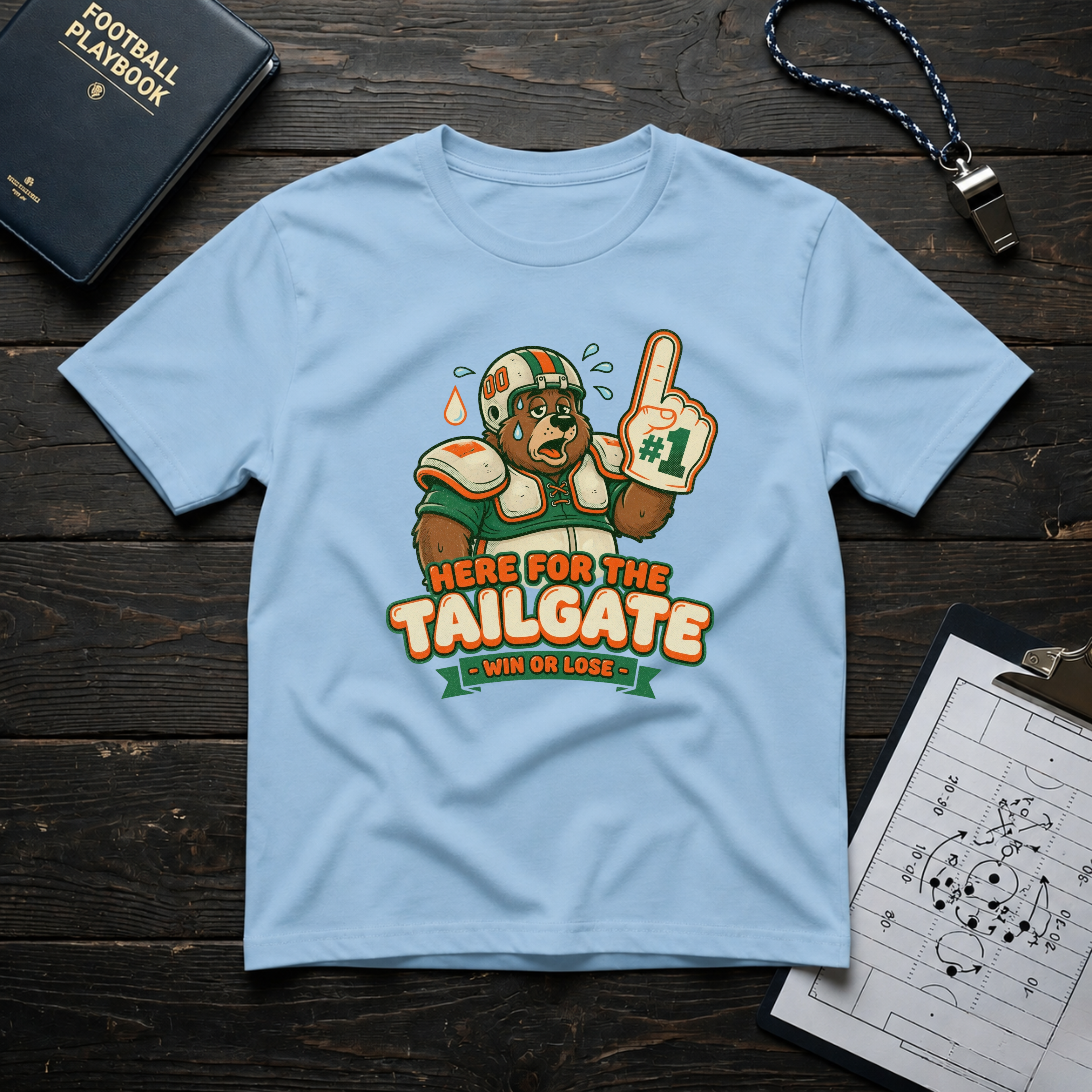 Here For The Tailgate T-Shirt